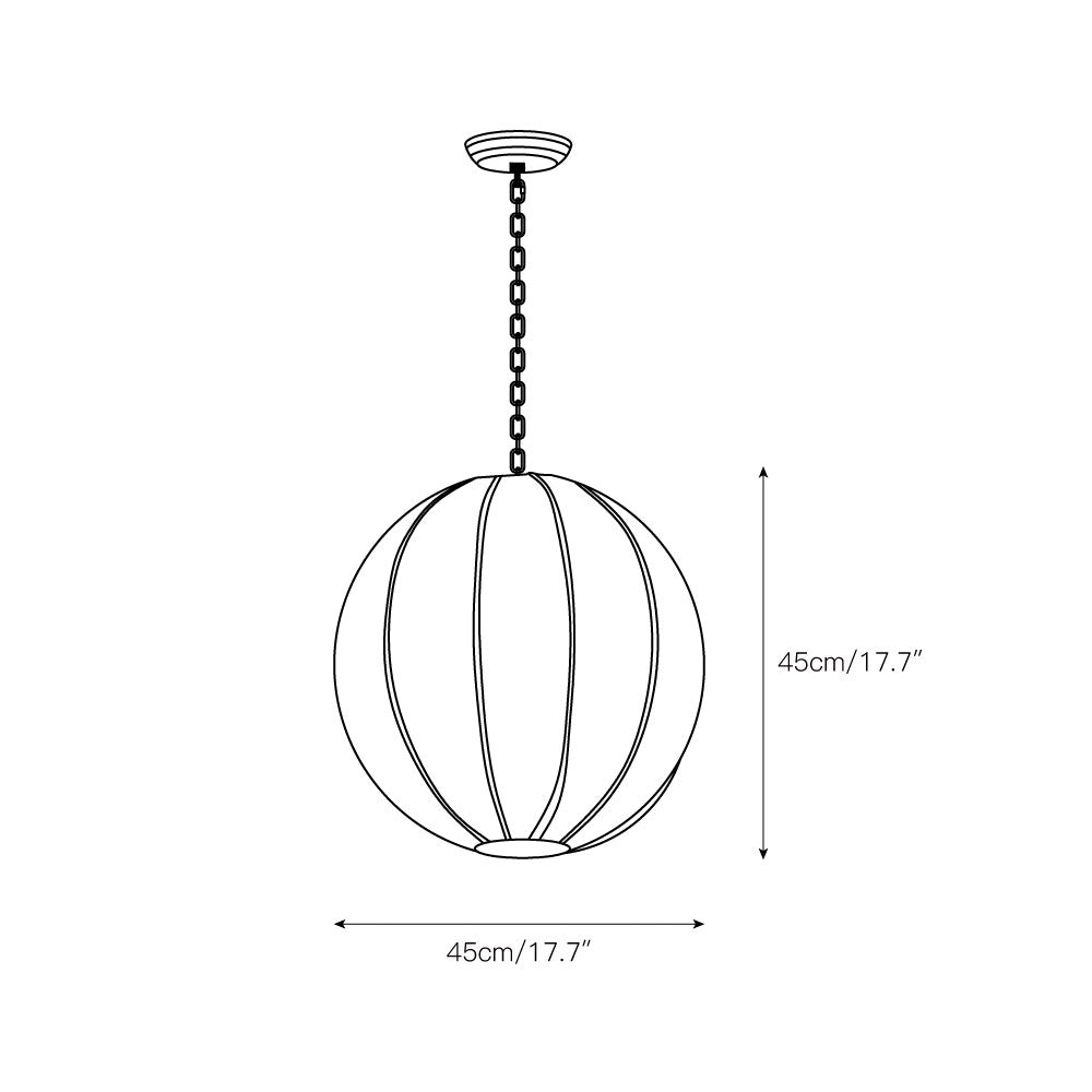 Casolila Eleganz Stoff Pendelleuchte-Letslighting