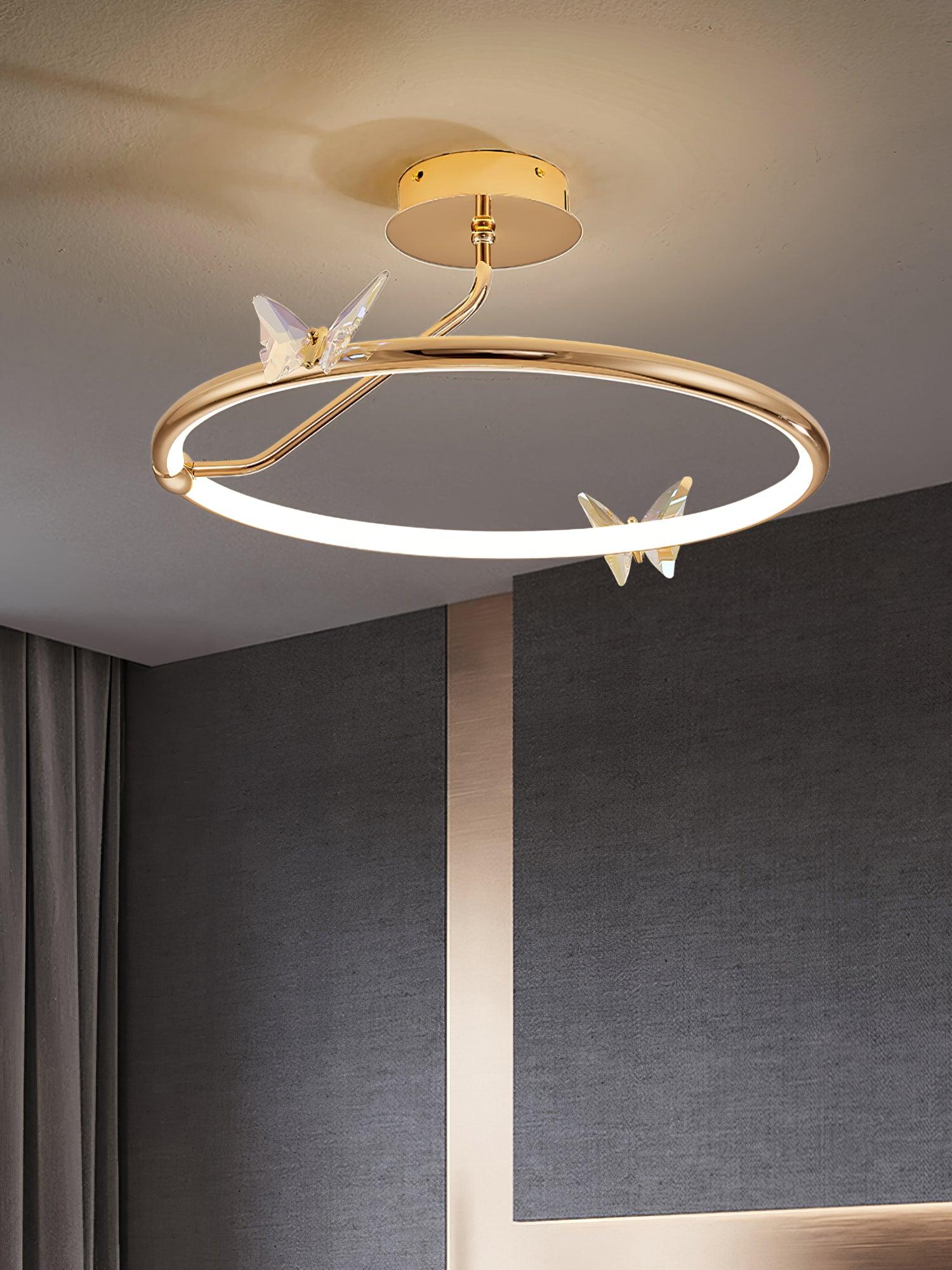 Solara Magic Butterfly Crystal Deckenleuchte-Letslighting