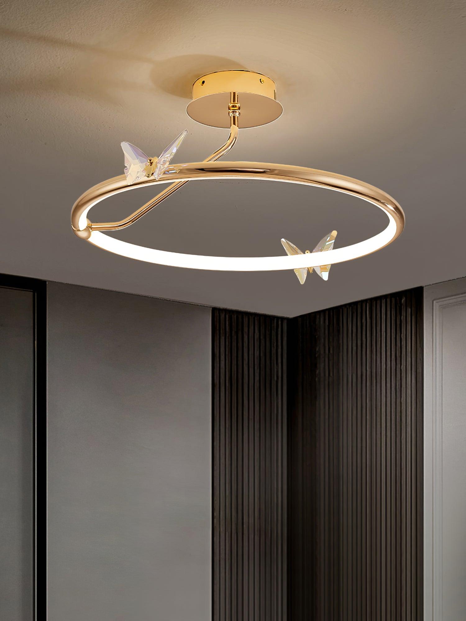 Solara Magic Butterfly Crystal Deckenleuchte-Letslighting