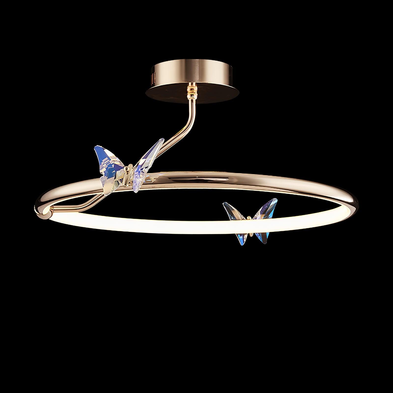 Solara Magic Butterfly Crystal Deckenleuchte-Letslighting