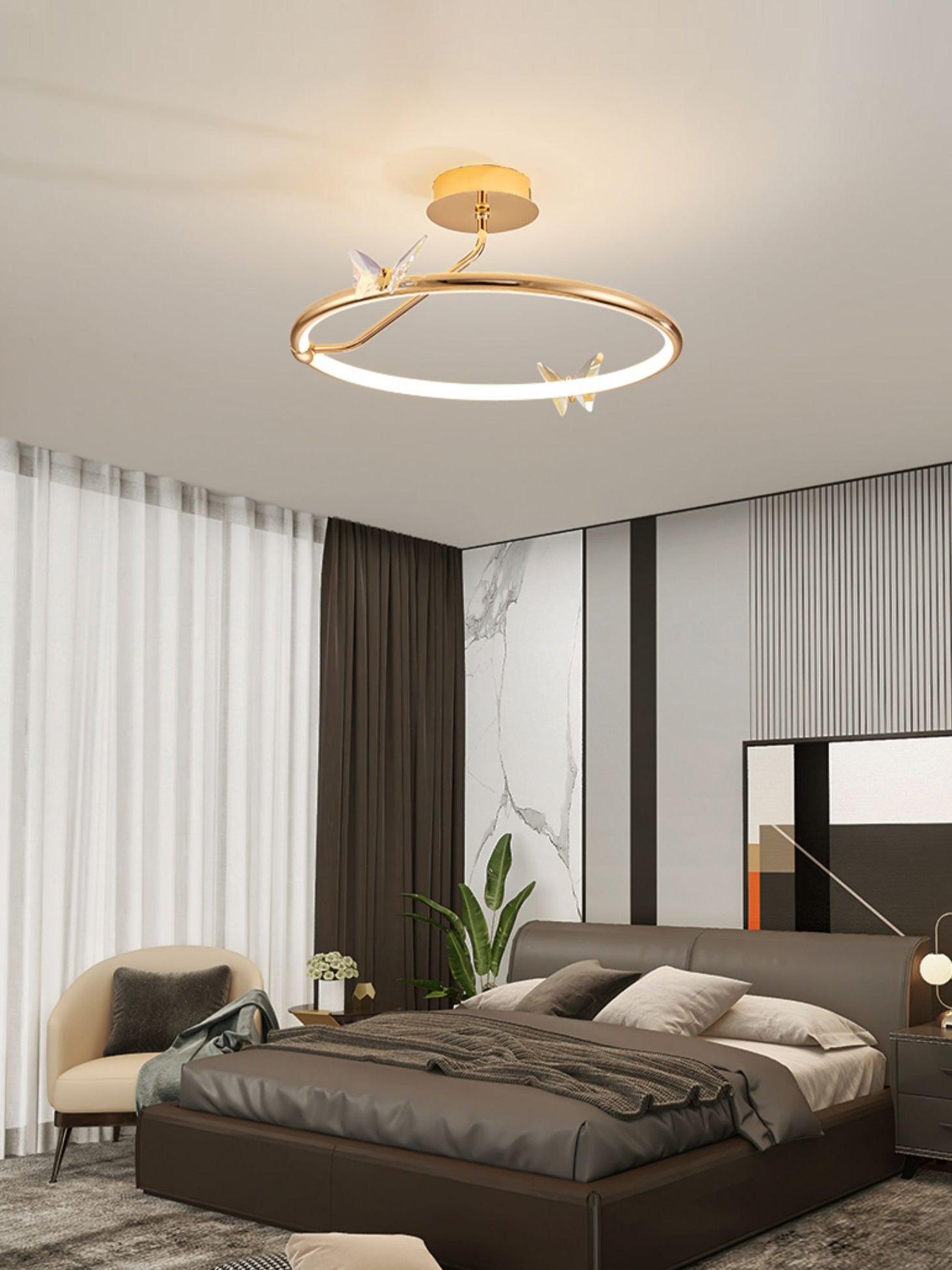 Solara Magic Butterfly Crystal Deckenleuchte-Letslighting
