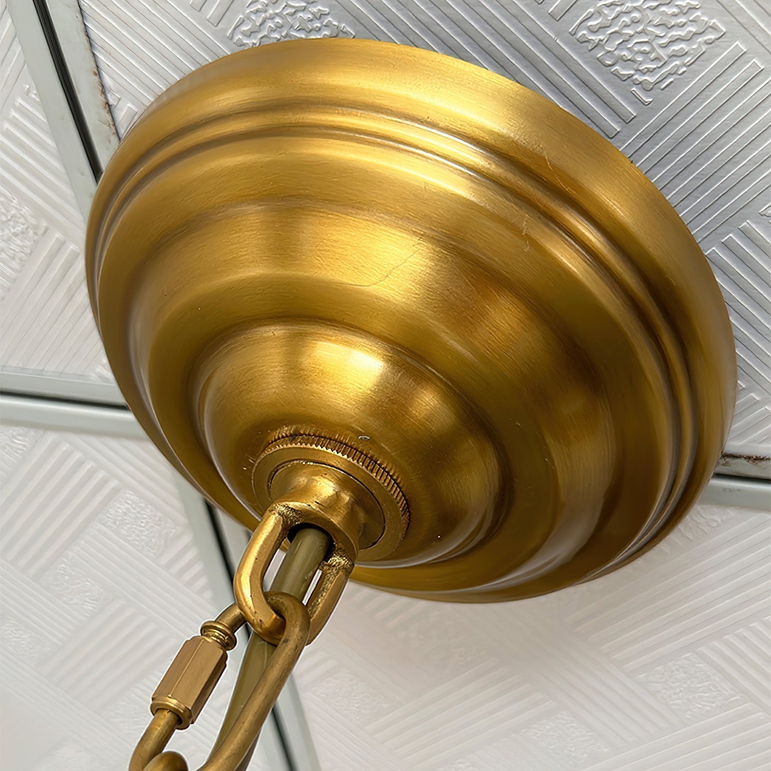 Imiryra Postmoderner Luxus-Kronleuchter aus Messinggewebe-Letslighting