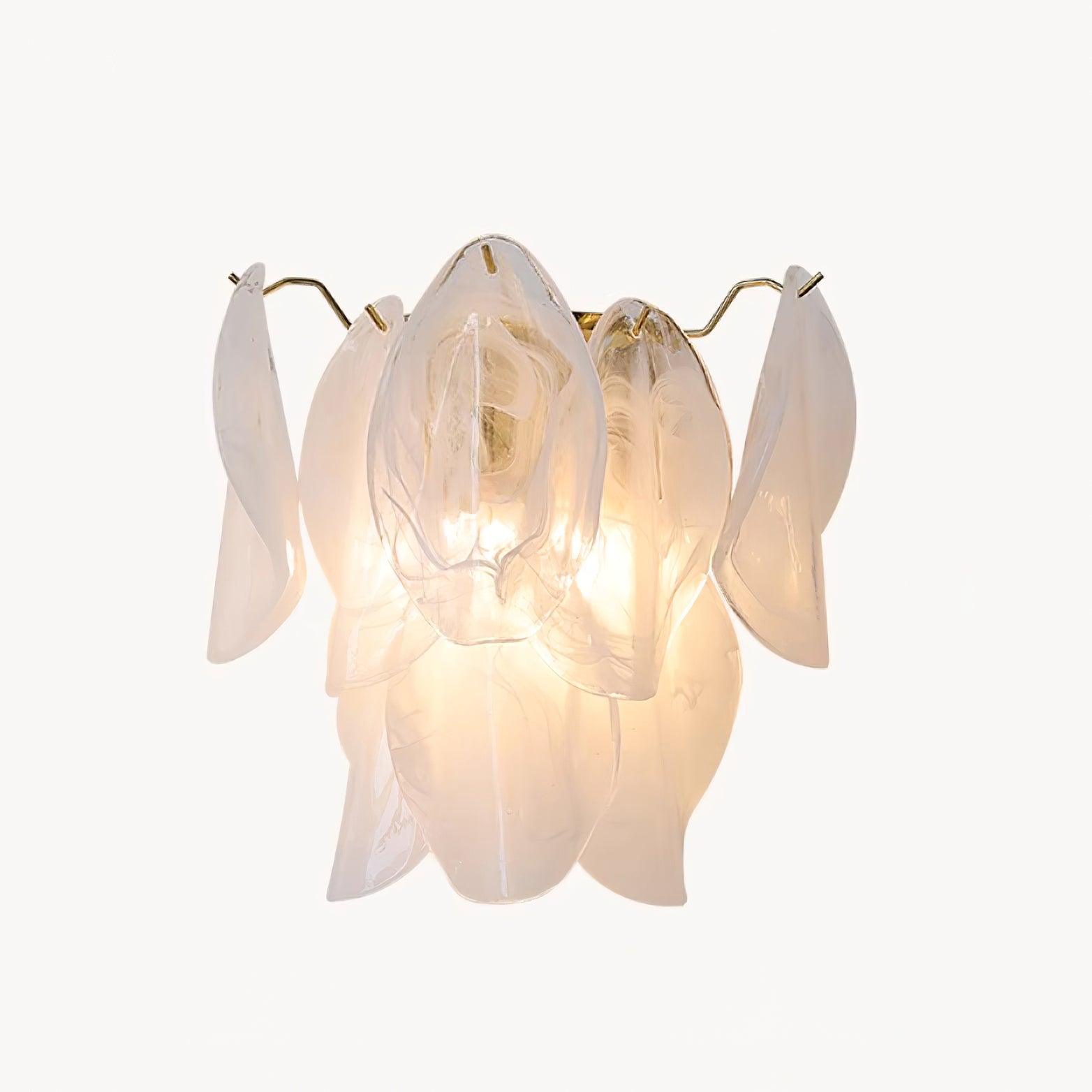 Evelo Petal Glass Wall Lamp - Letslighting
