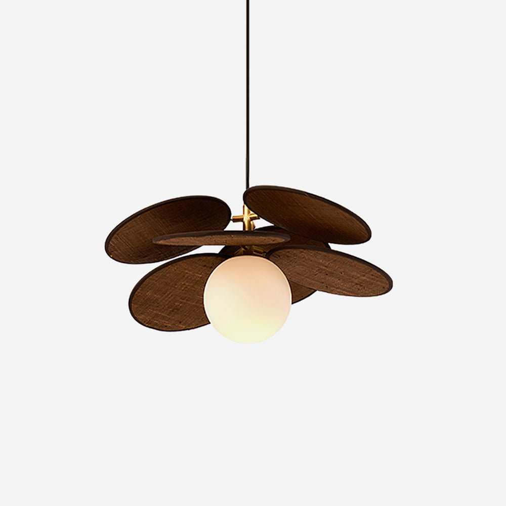 Florin Wooden Petal Pendant Light - Letslighting