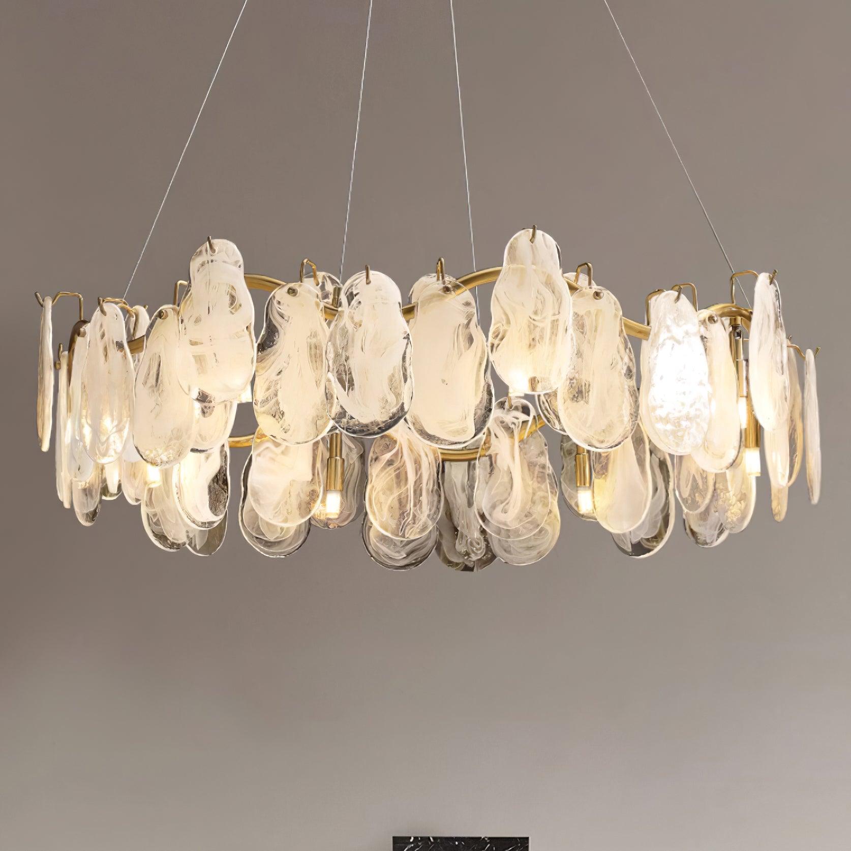 Lustra Kronleuchter-Wolkenglasplatten-Letslighting