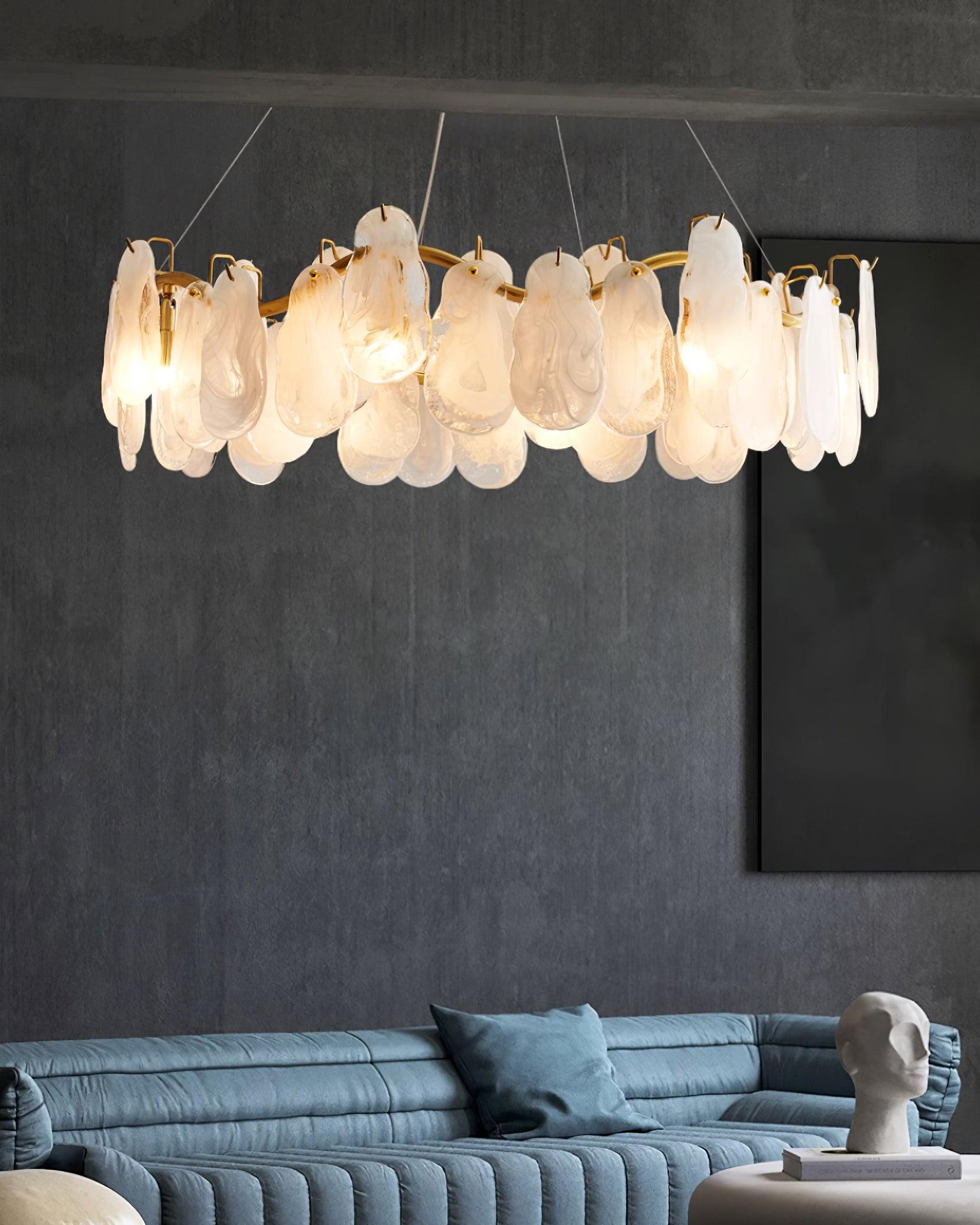 Lustra Kronleuchter-Wolkenglasplatten-Letslighting