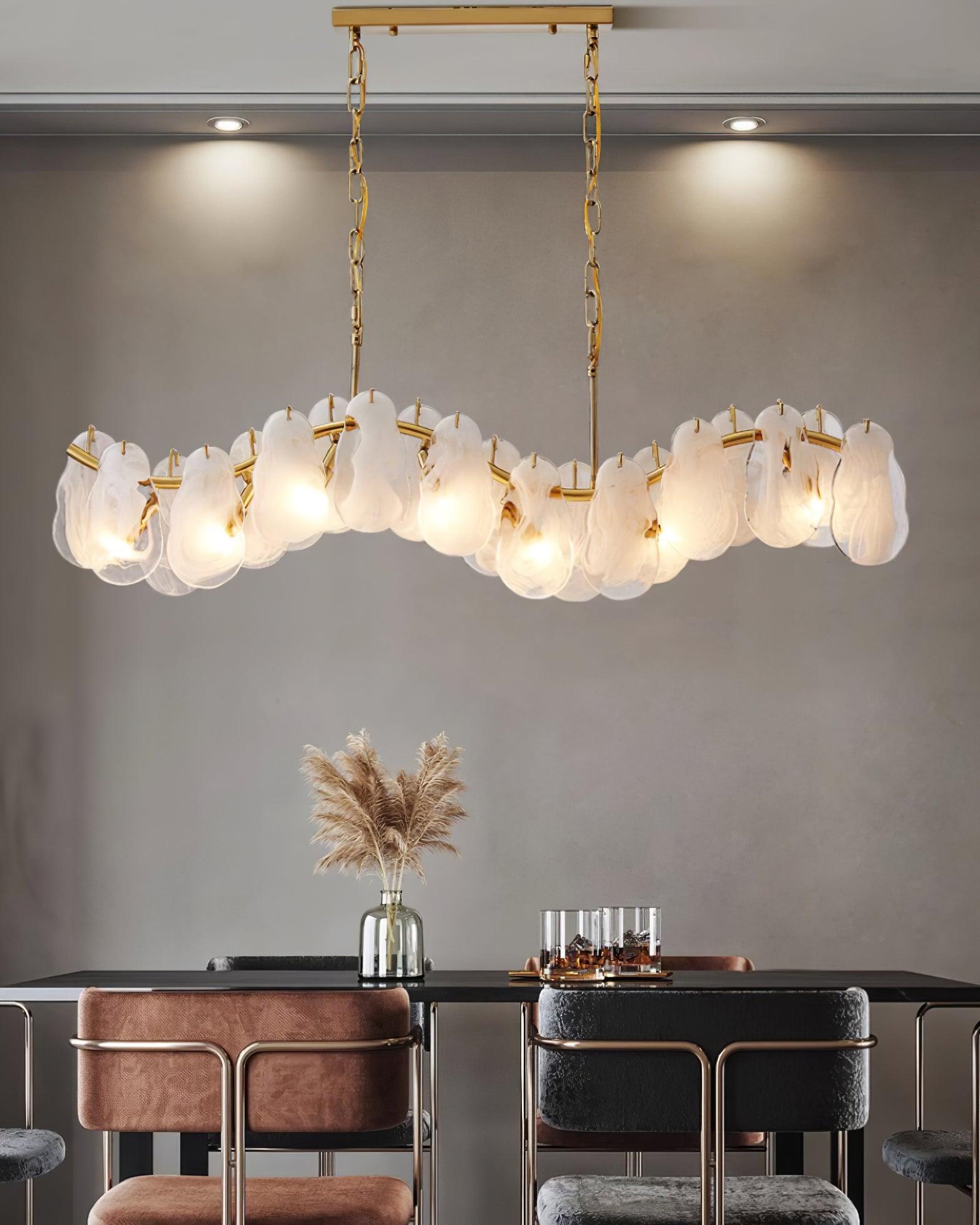 Lustra Kronleuchter-Wolkenglasplatten-Letslighting