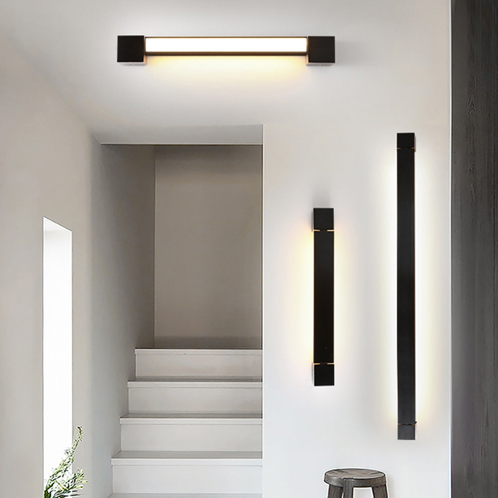 Arisha Modern Linear LED Wandleuchte Schwarz Bad/Wohn/Schlafzimmer Innen Metall&Acryl