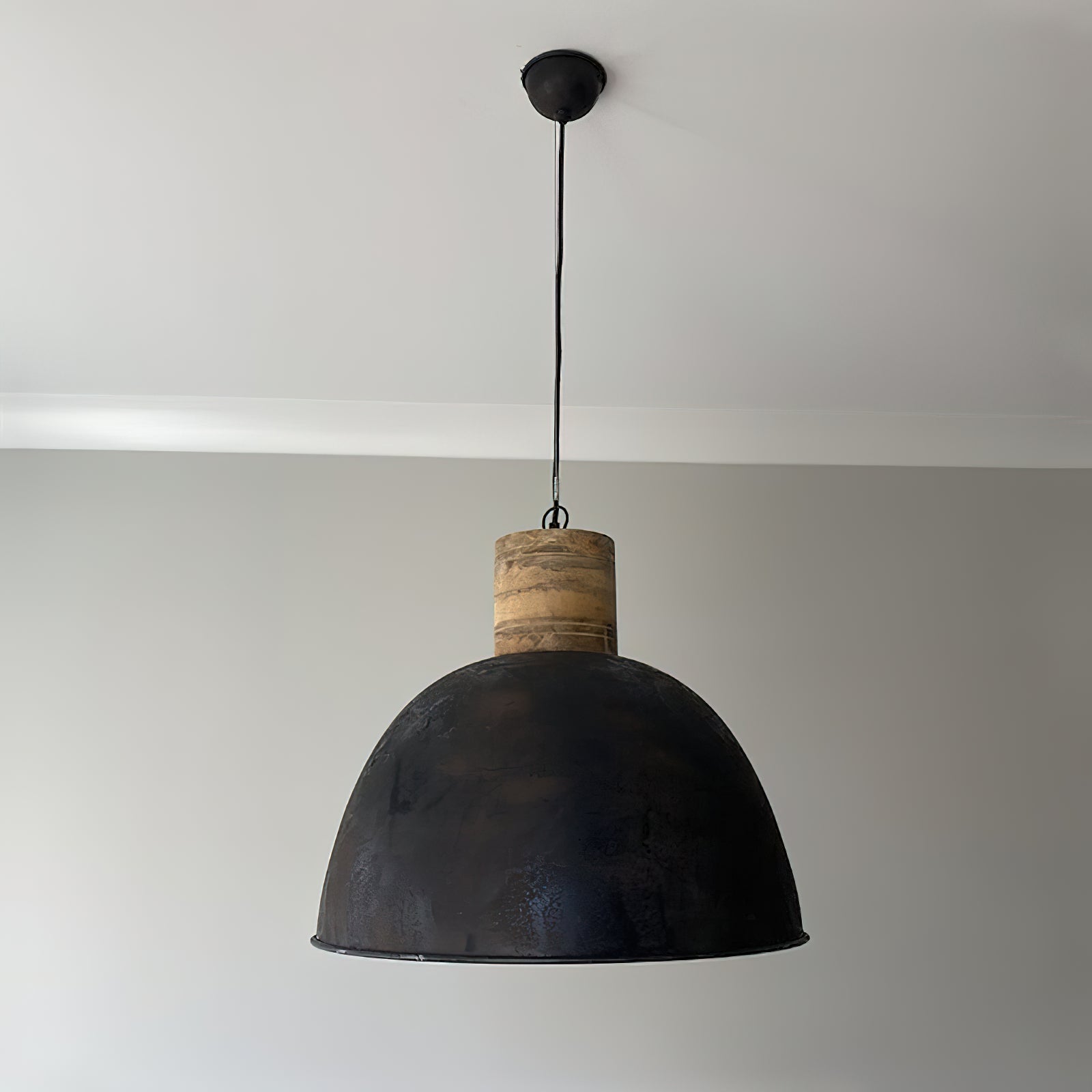 Ilshaos Vintage Industrial Holz Pendelleuchte-Letslighting