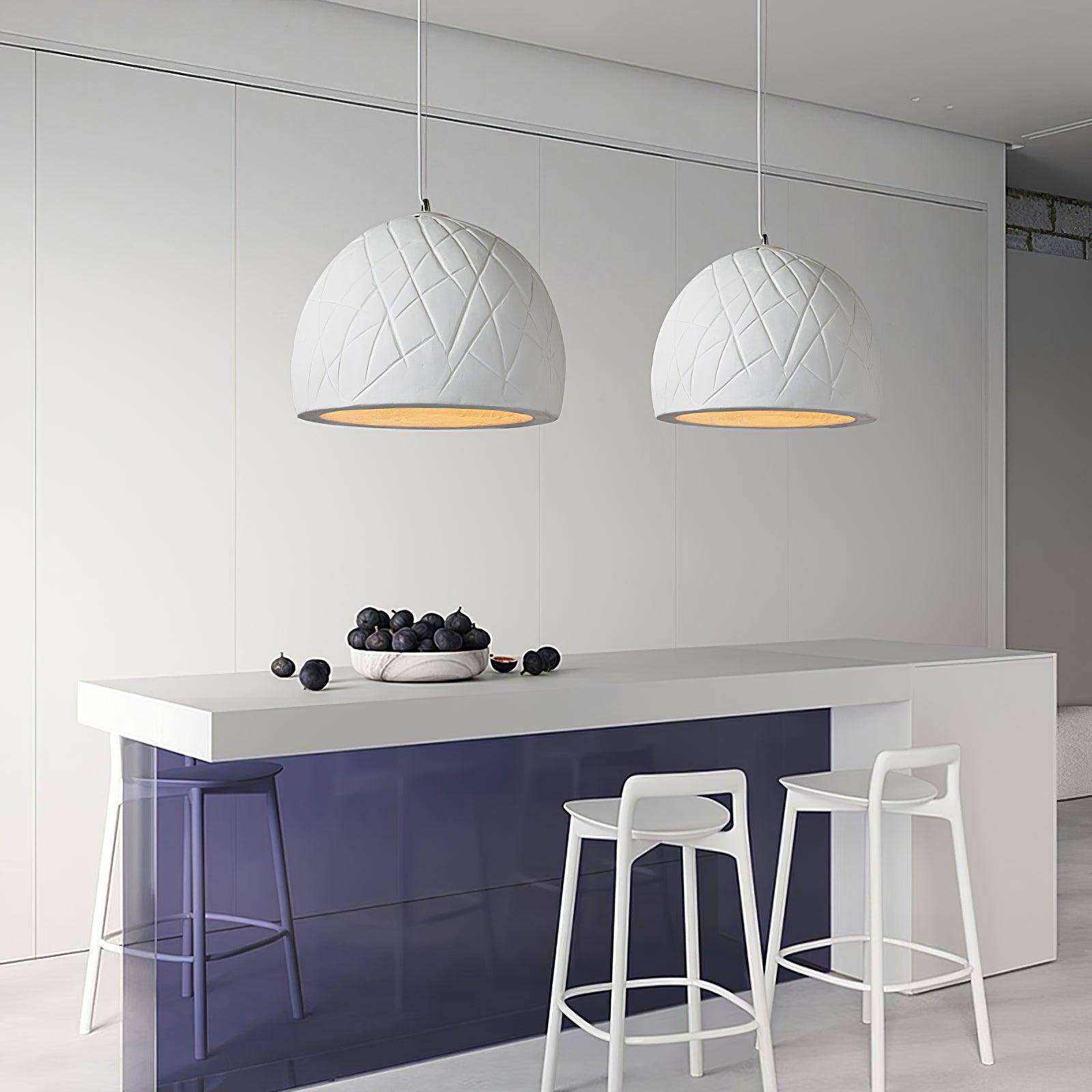 Cashaor Nordisch Kunst Wabi Plastik Pendelleuchte-Letslighting