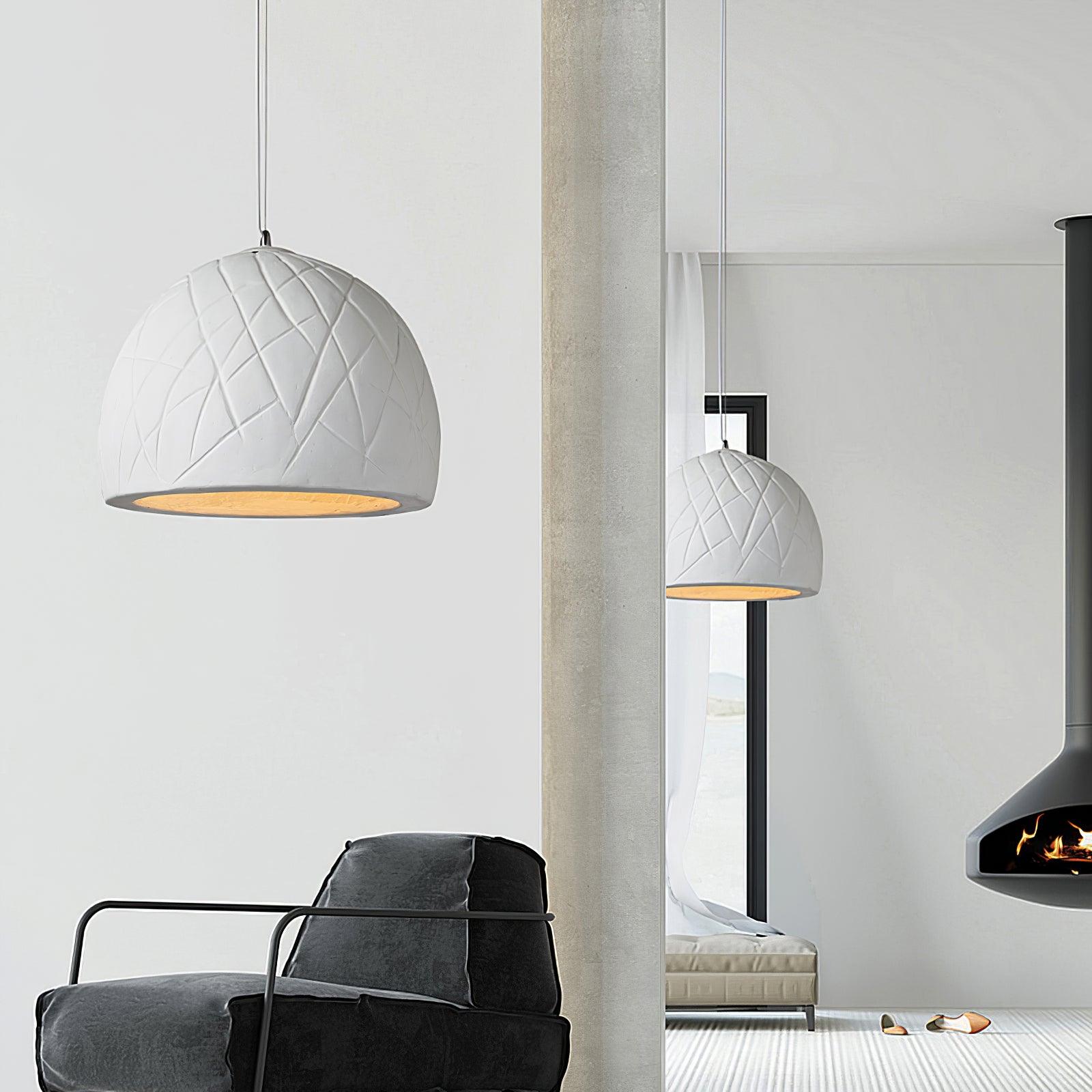 Cashaor Nordisch Kunst Wabi Plastik Pendelleuchte-Letslighting