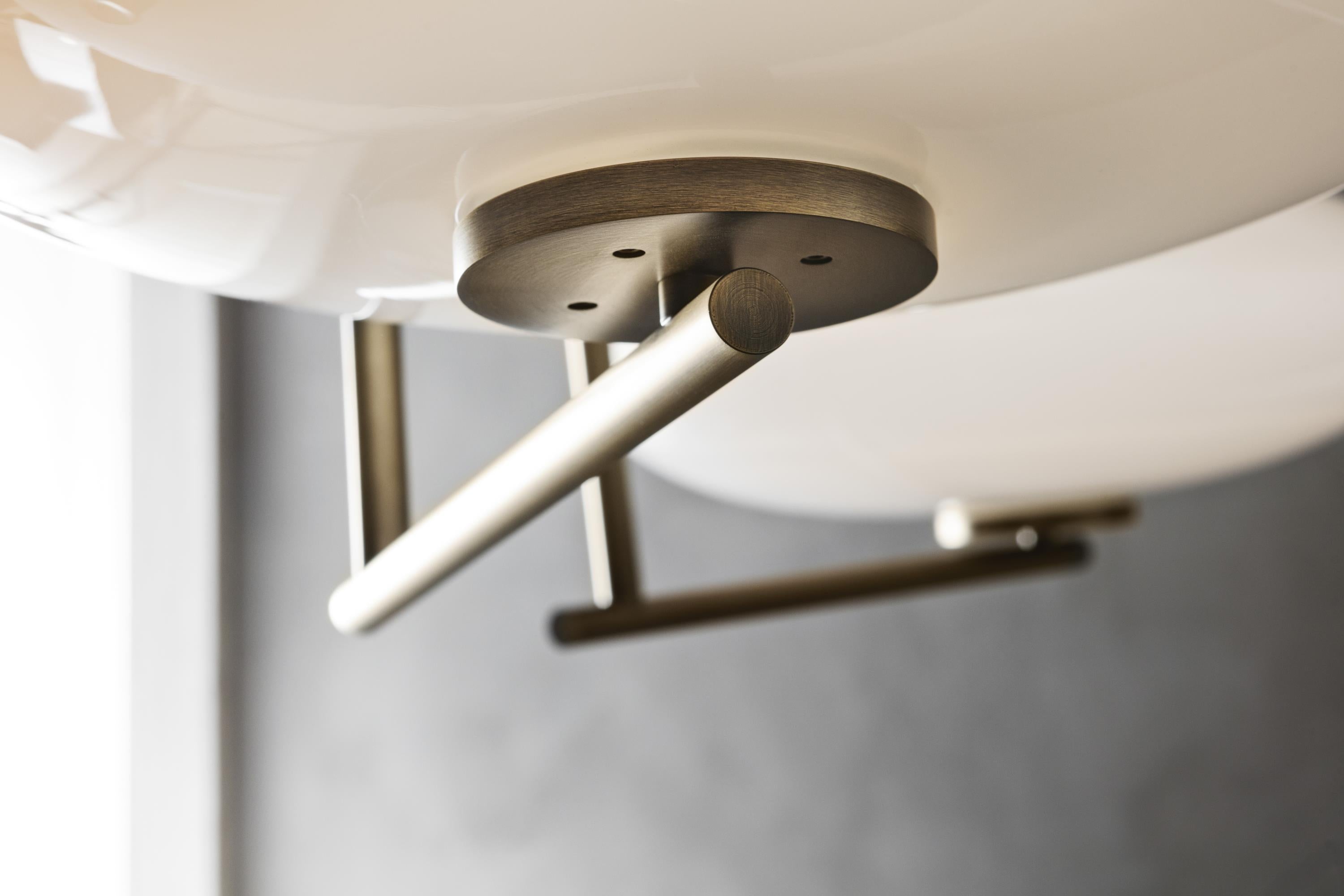 Umirarae Messing Glas Deckenlampe-Letslighting