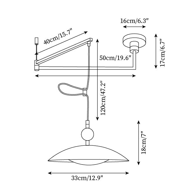 Jovik Pendelleuchte Modern Verstellbar Minimalistisch-Letslighting