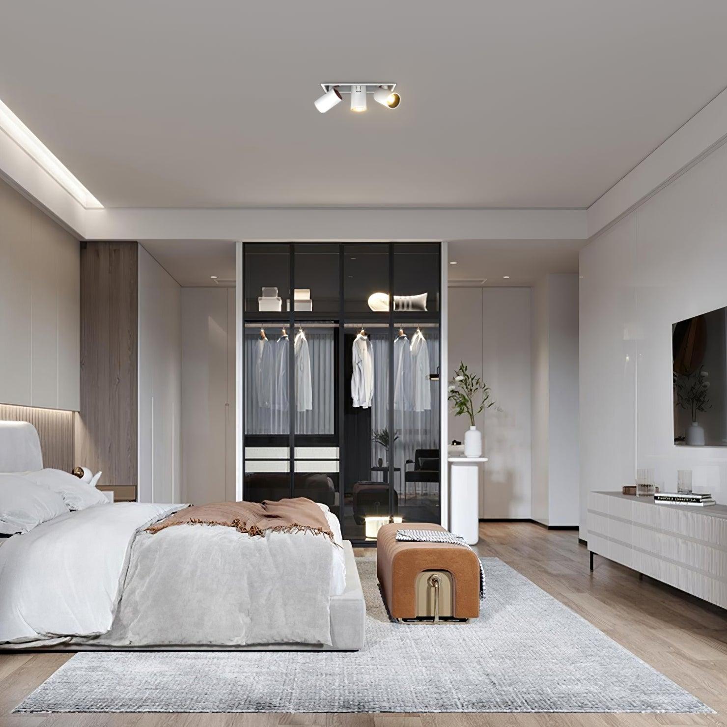 Lustra Deckenleuchte Strahler Schwarz Modern-Letslighting