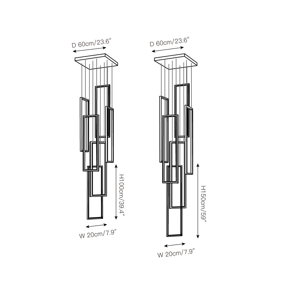 Sysorila Pendelleuchte Modern Minimalistisch LED-Letslighting