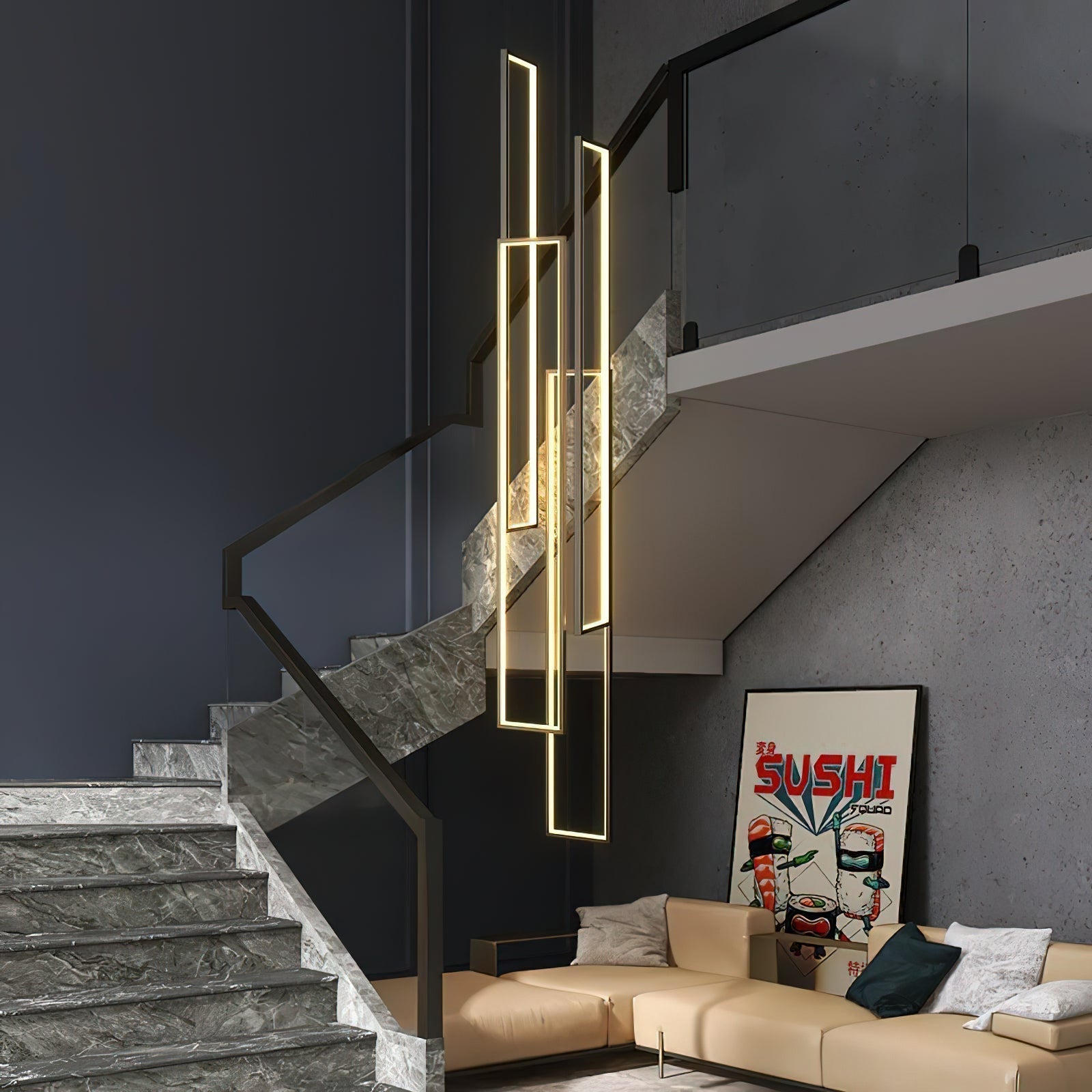 Sysorila Pendelleuchte Modern Minimalistisch LED-Letslighting