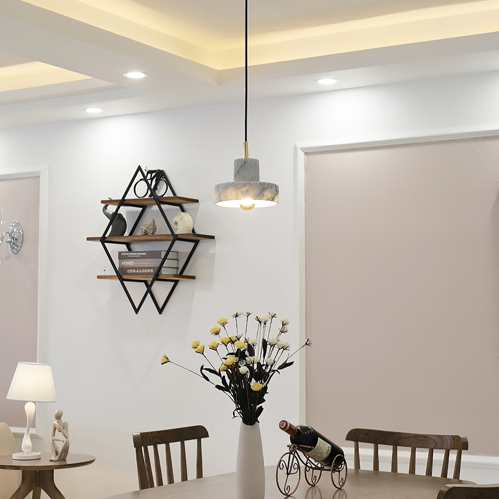 Marble Aura Pendant Lamp - Blowlighting