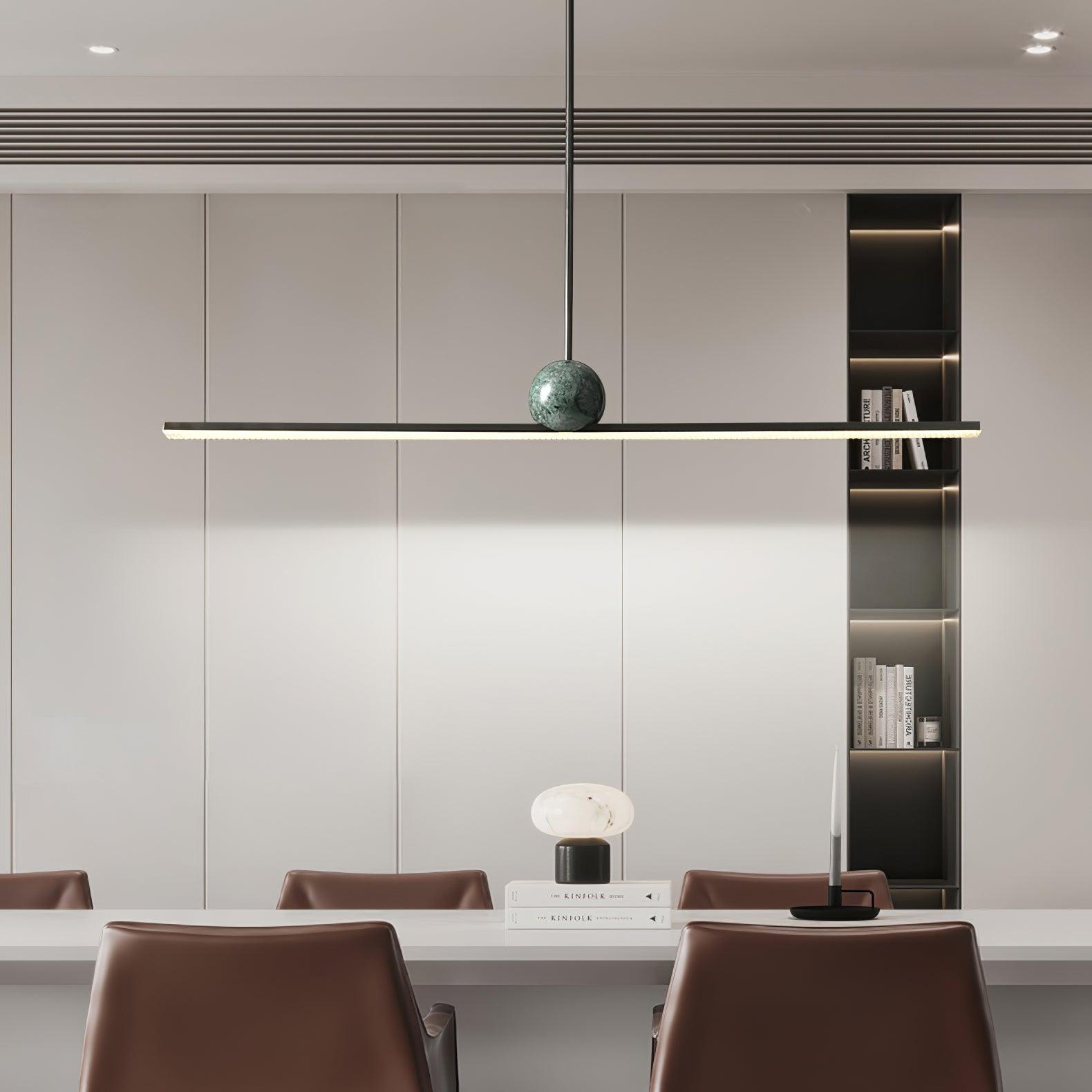 Marble Linear Pendant Lamp - Blowlighting