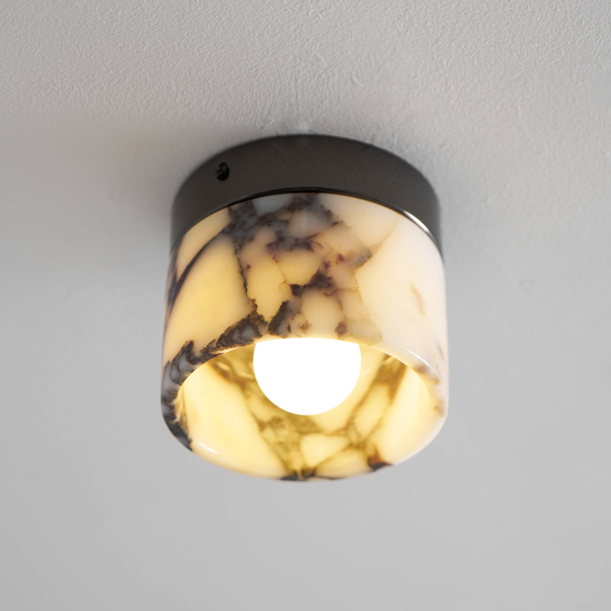 Ivinir Modern Minimalist Round Marble Ceiling Lamp - Letslighting