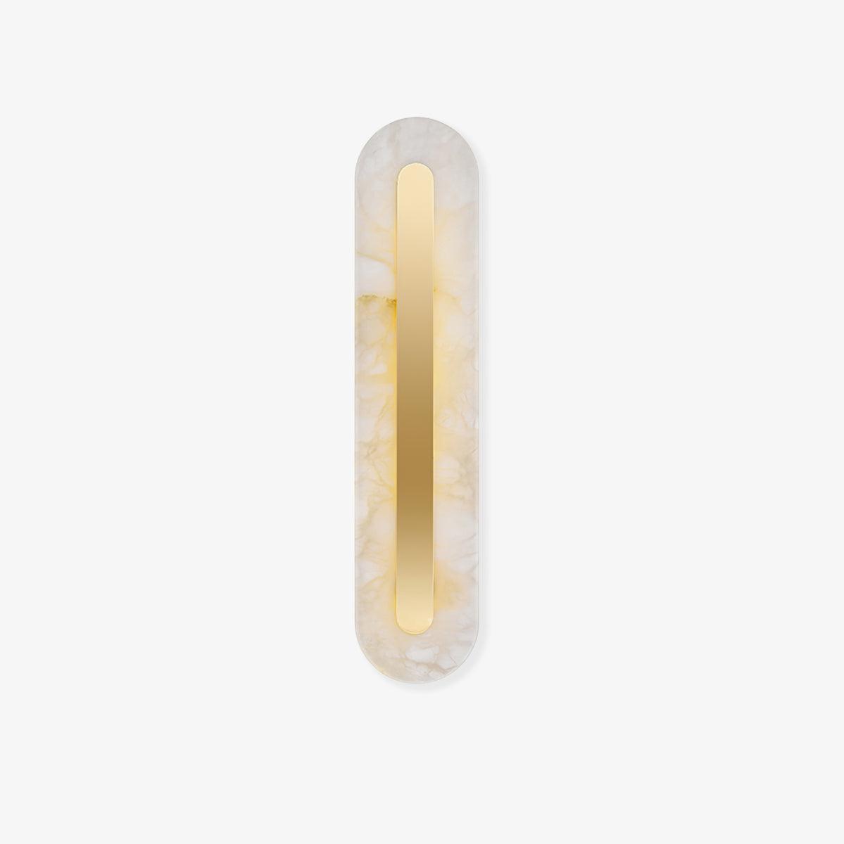 Hurn Abgerundete Alabaster Wandleuchte