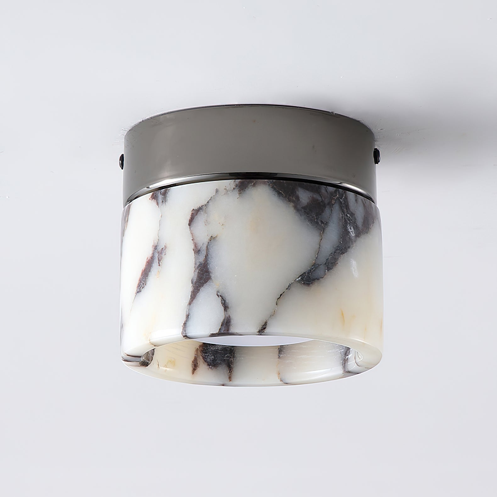 Ivinir Modern Minimalist Round Marble Ceiling Lamp - Letslighting