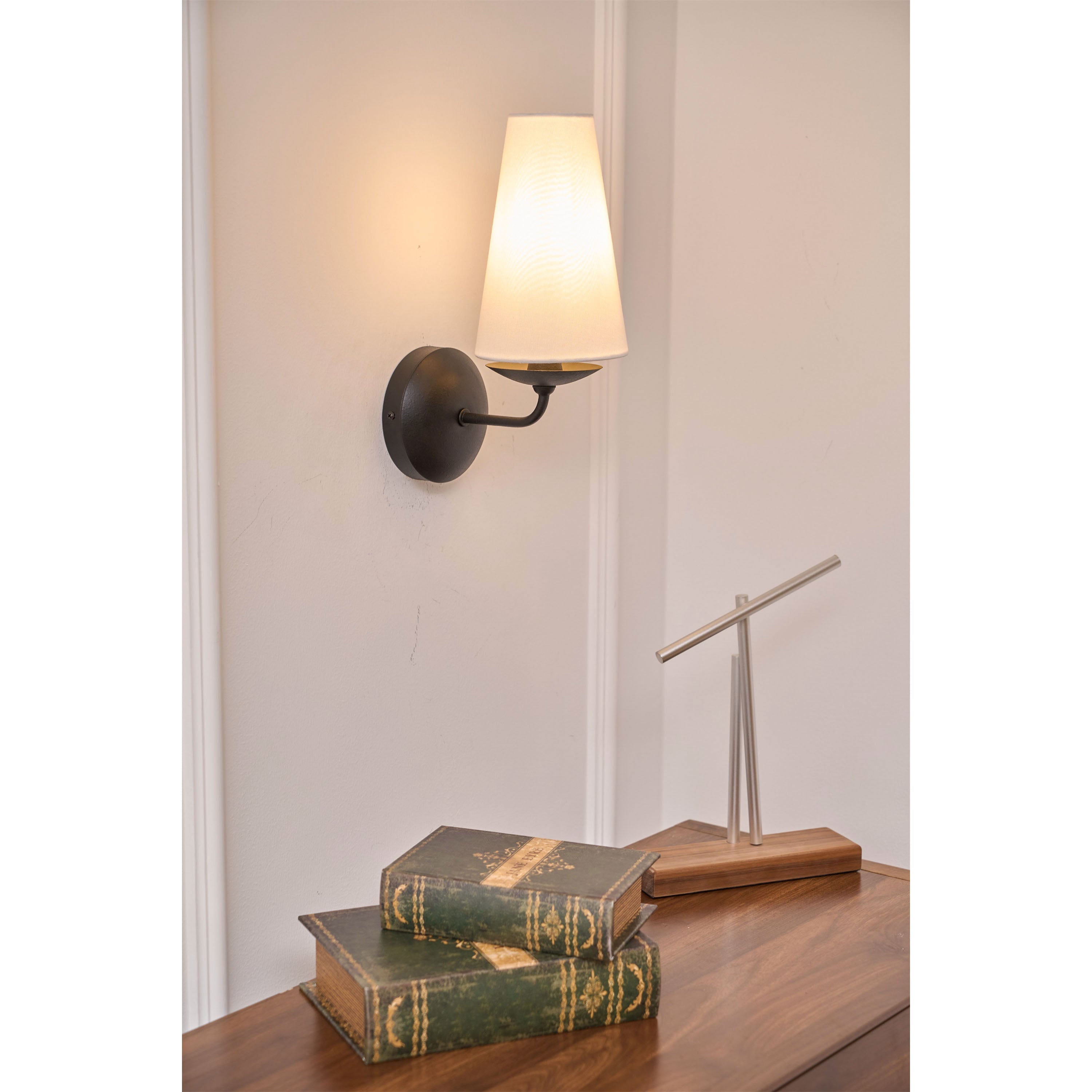 Avraee Wandleuchte Messing Stoff Modern Minimalistisch-Letslighting