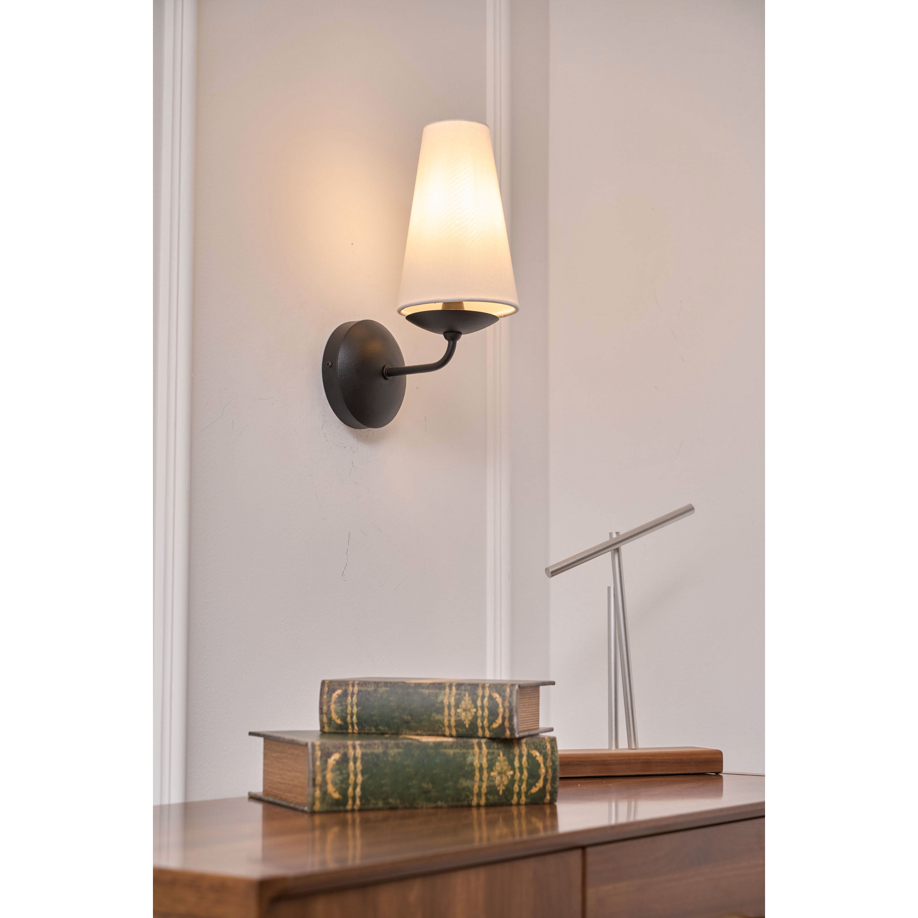 Avraee Wandleuchte Messing Stoff Modern Minimalistisch-Letslighting