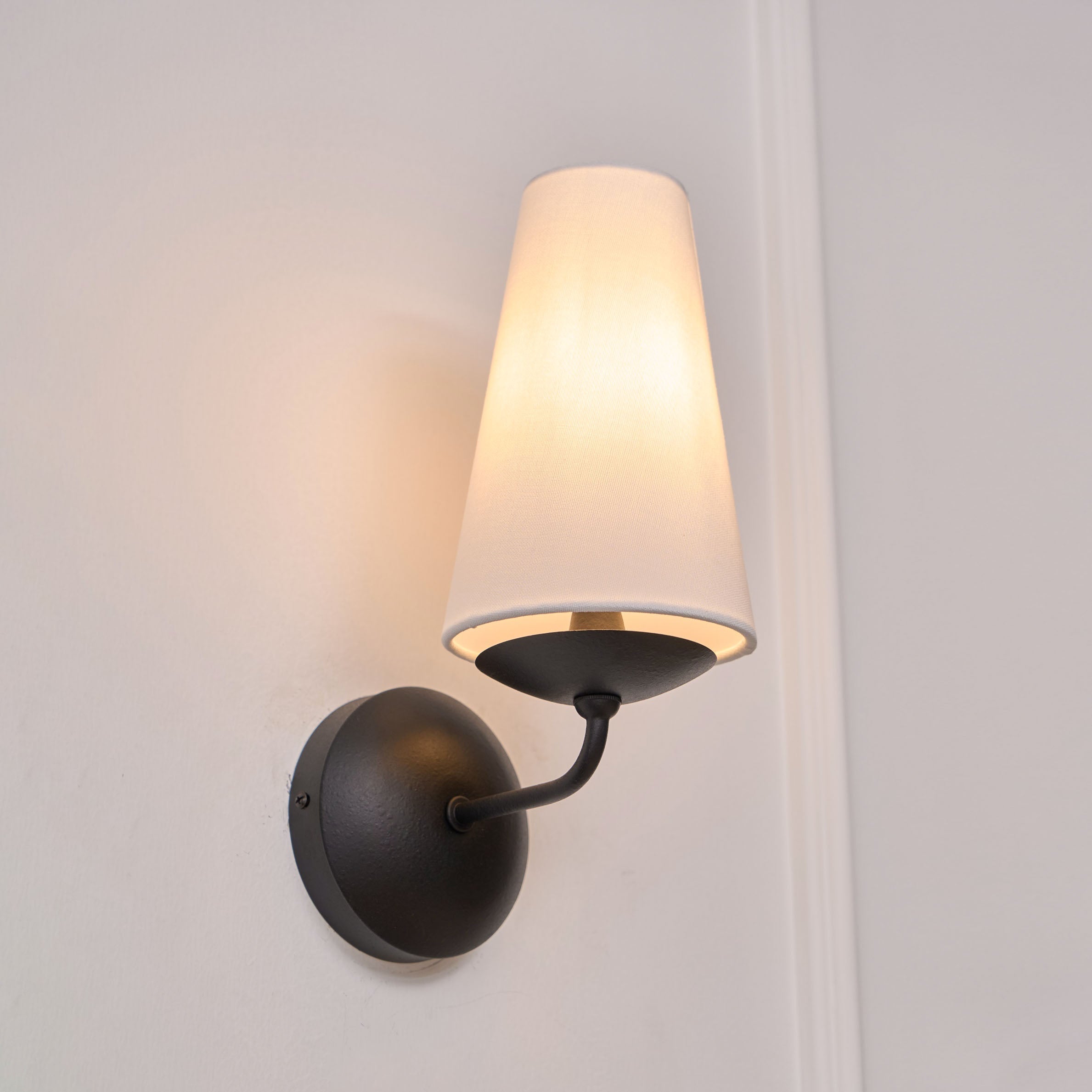 Avraee Wandleuchte Messing Stoff Modern Minimalistisch-Letslighting