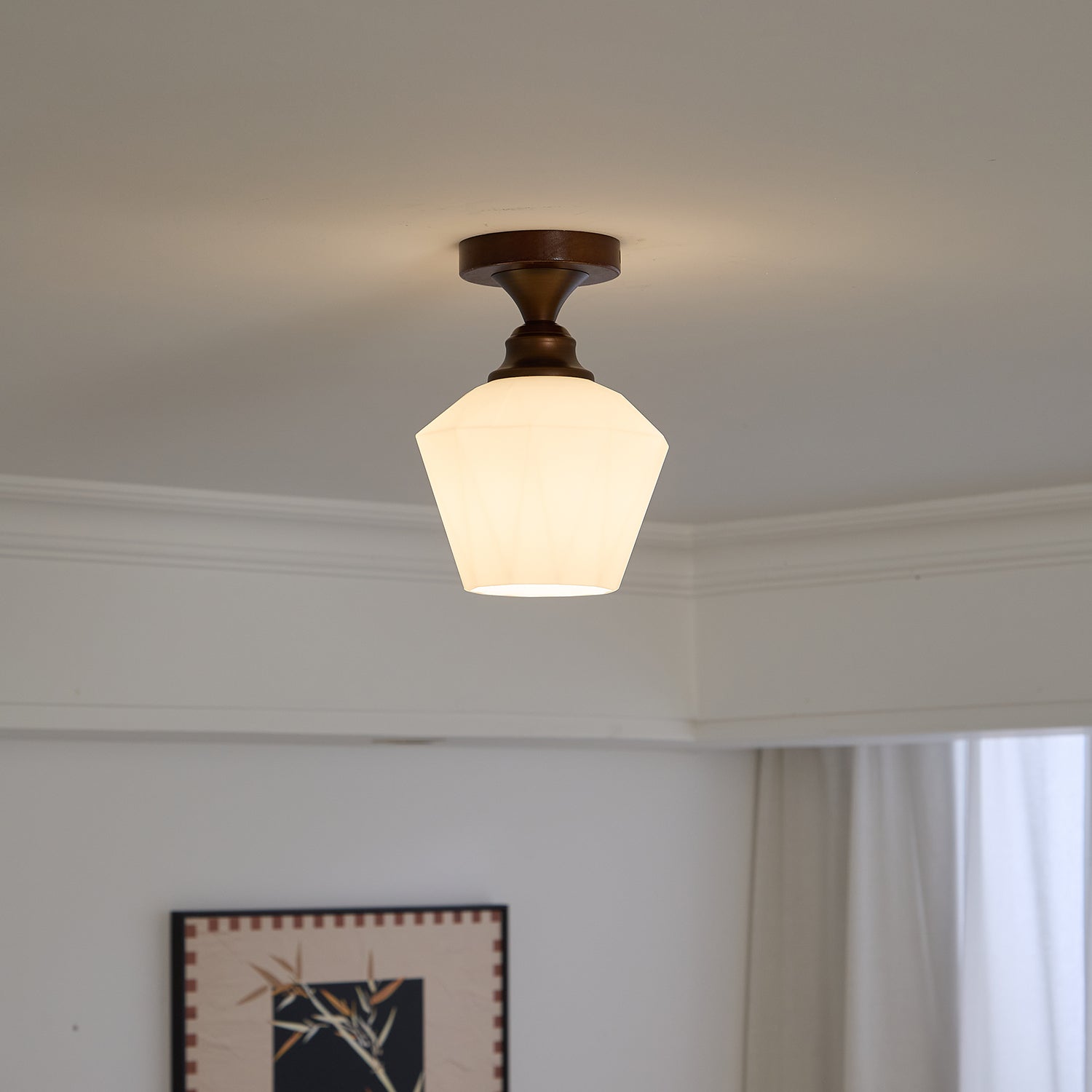 Alveneth Premium Nordisch Kunst Glas Deckenleuchte-Letslighting