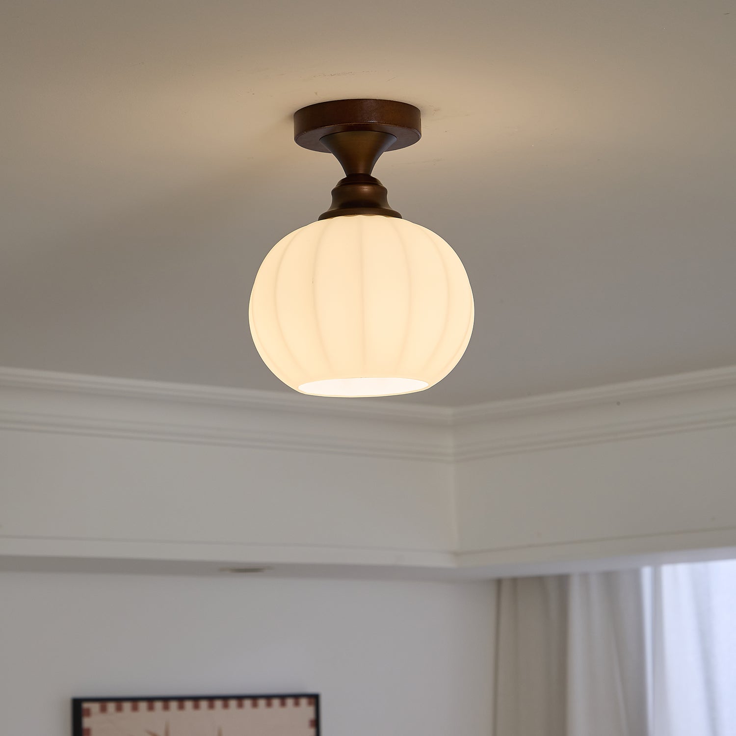 Alveneth Premium Nordisch Kunst Glas Deckenleuchte-Letslighting