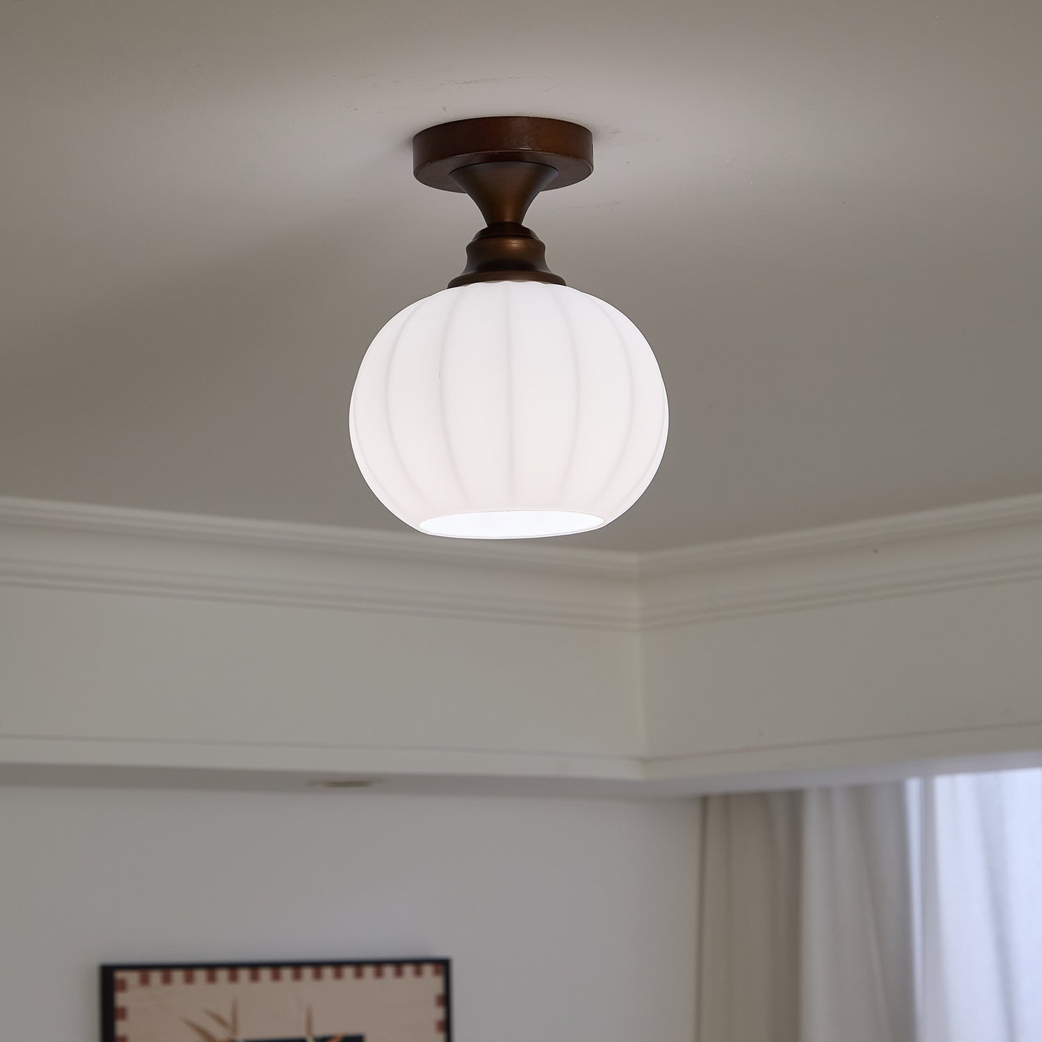 Alveneth Premium Nordisch Kunst Glas Deckenleuchte-Letslighting