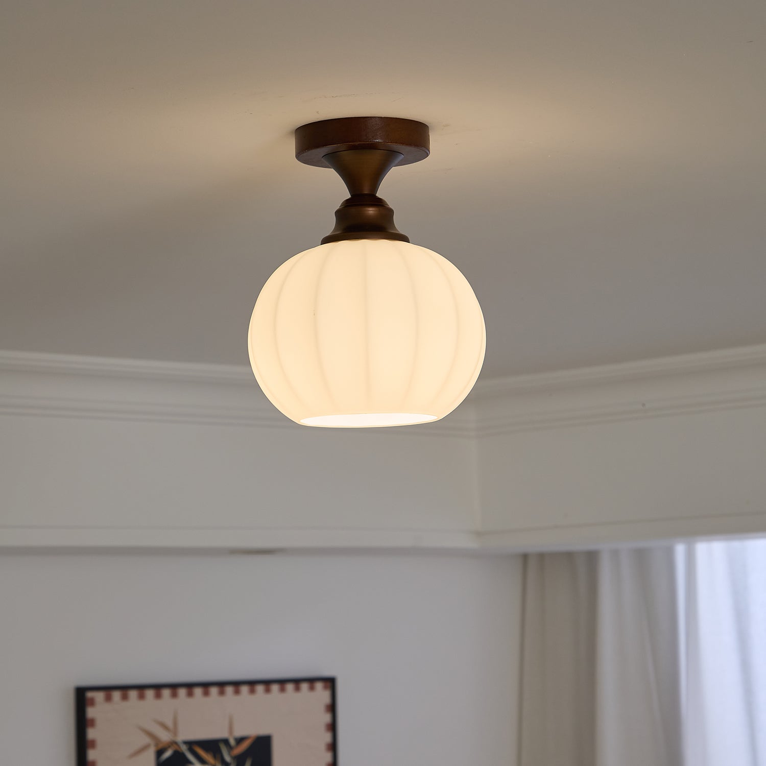 Alveneth Premium Nordisch Kunst Glas Deckenleuchte-Letslighting
