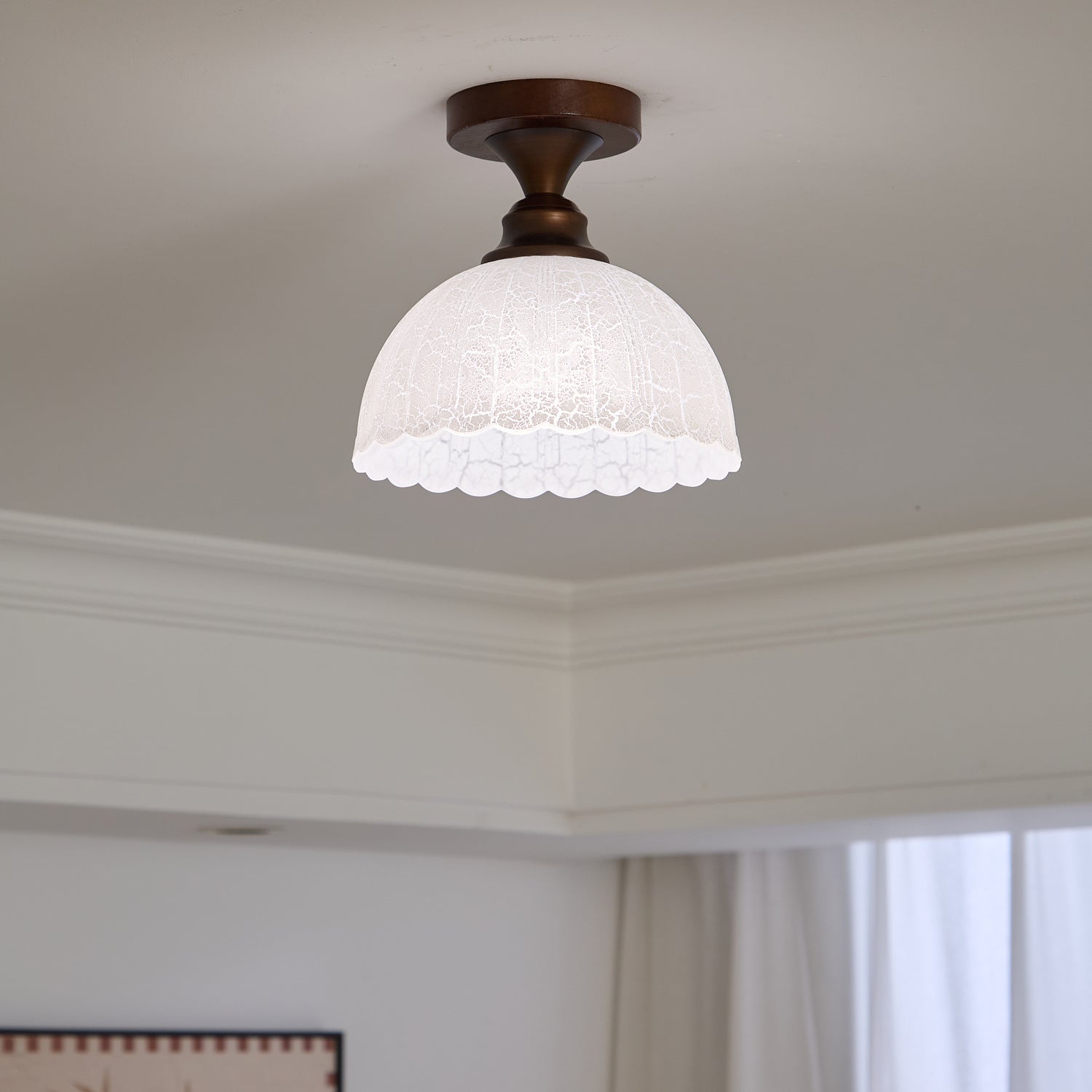 Alveneth Premium Nordisch Kunst Glas Deckenleuchte-Letslighting