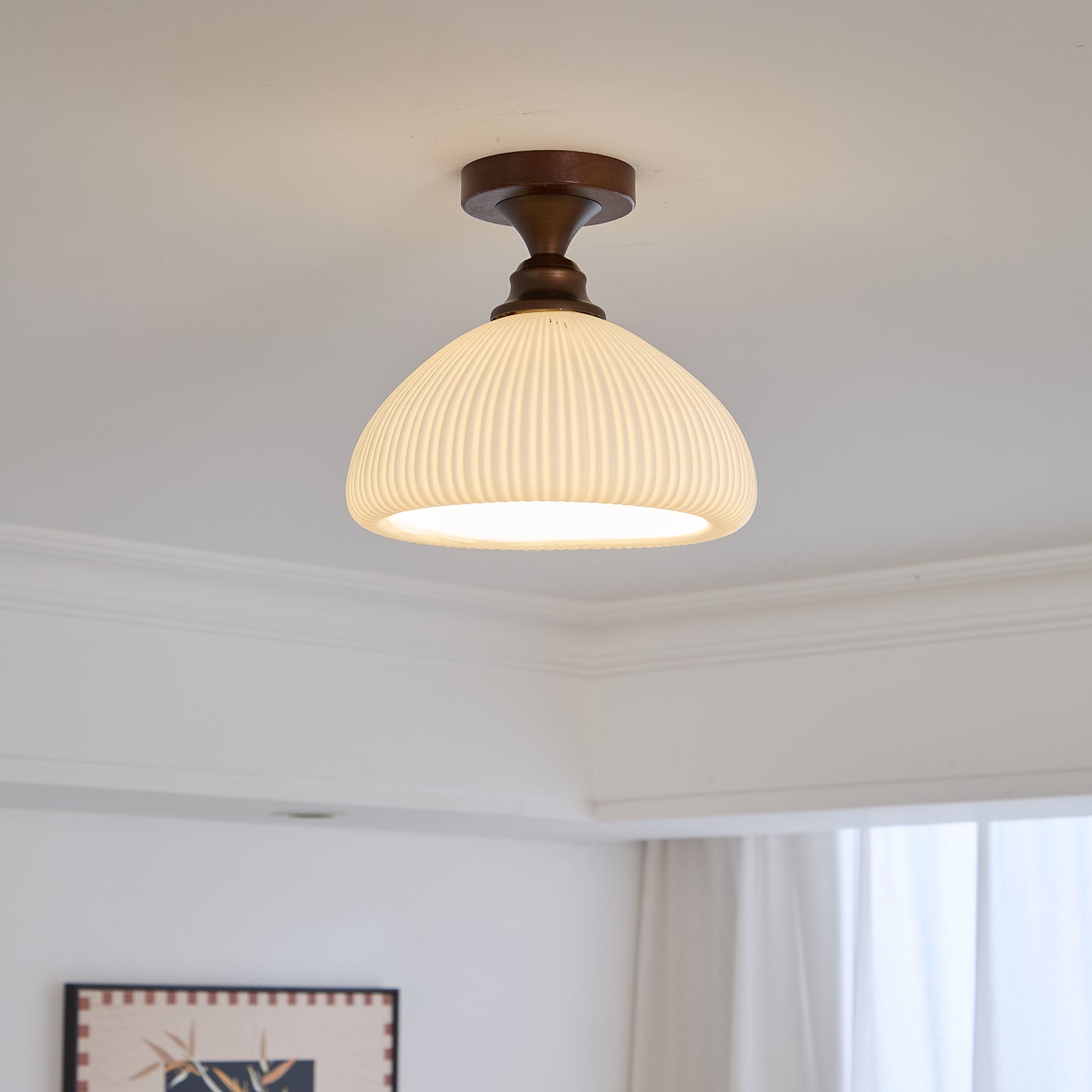 Alveneth Premium Nordisch Kunst Glas Deckenleuchte-Letslighting