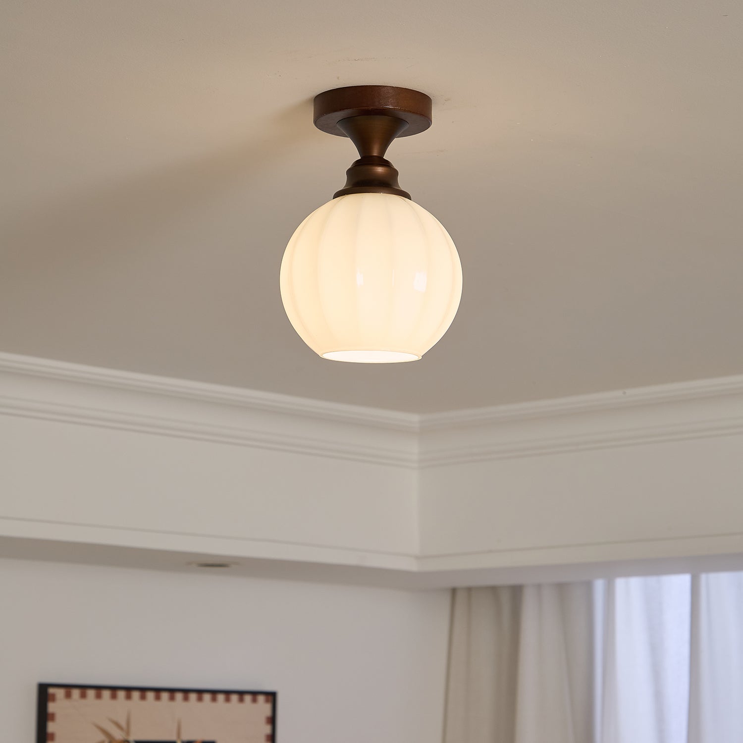 Alveneth Premium Nordisch Kunst Glas Deckenleuchte-Letslighting