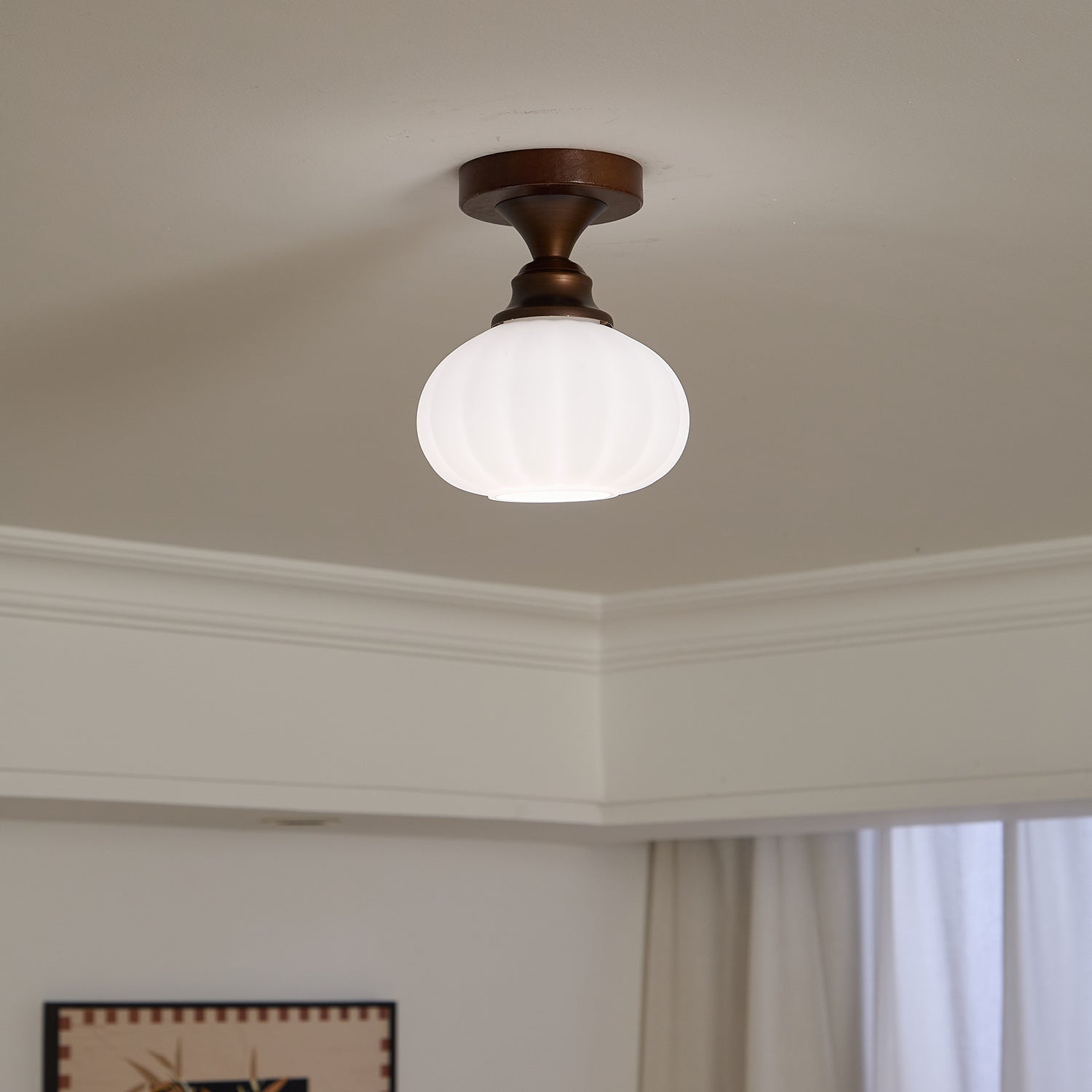 Alveneth Premium Nordisch Kunst Glas Deckenleuchte-Letslighting