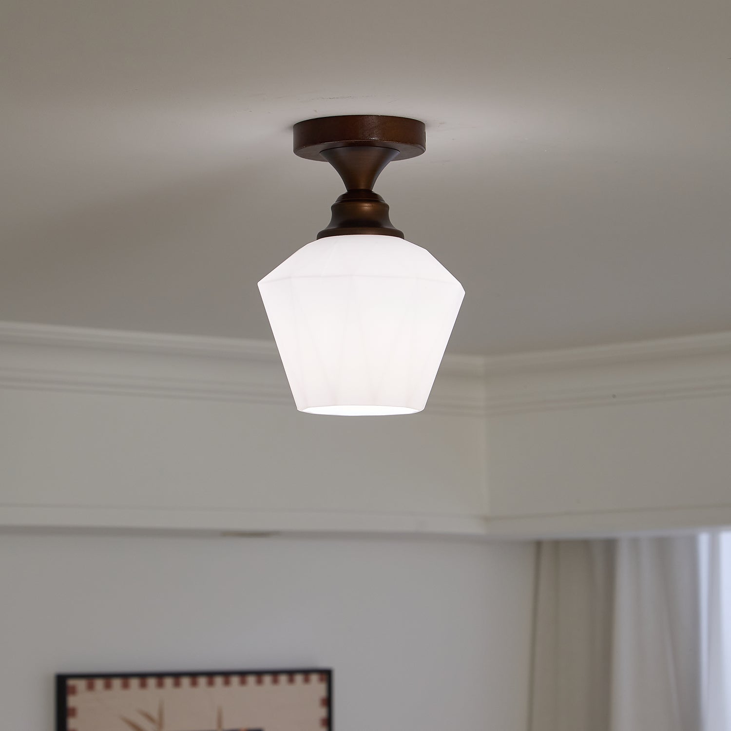 Alveneth Premium Nordisch Kunst Glas Deckenleuchte-Letslighting