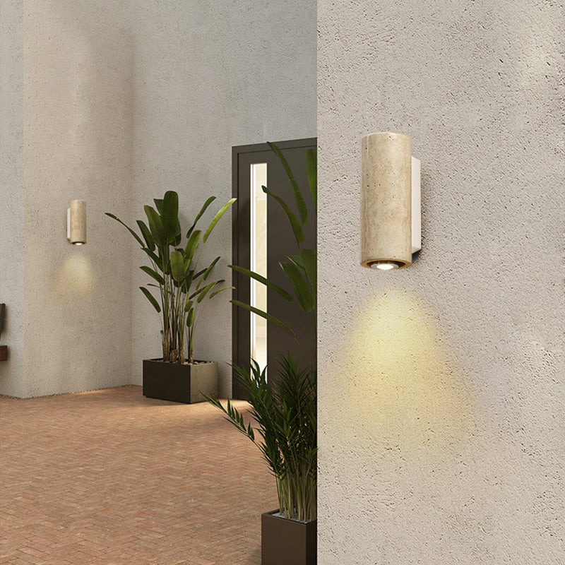 Uvineth Modern Minimalist Travertine Wall Lamp - Letslighting