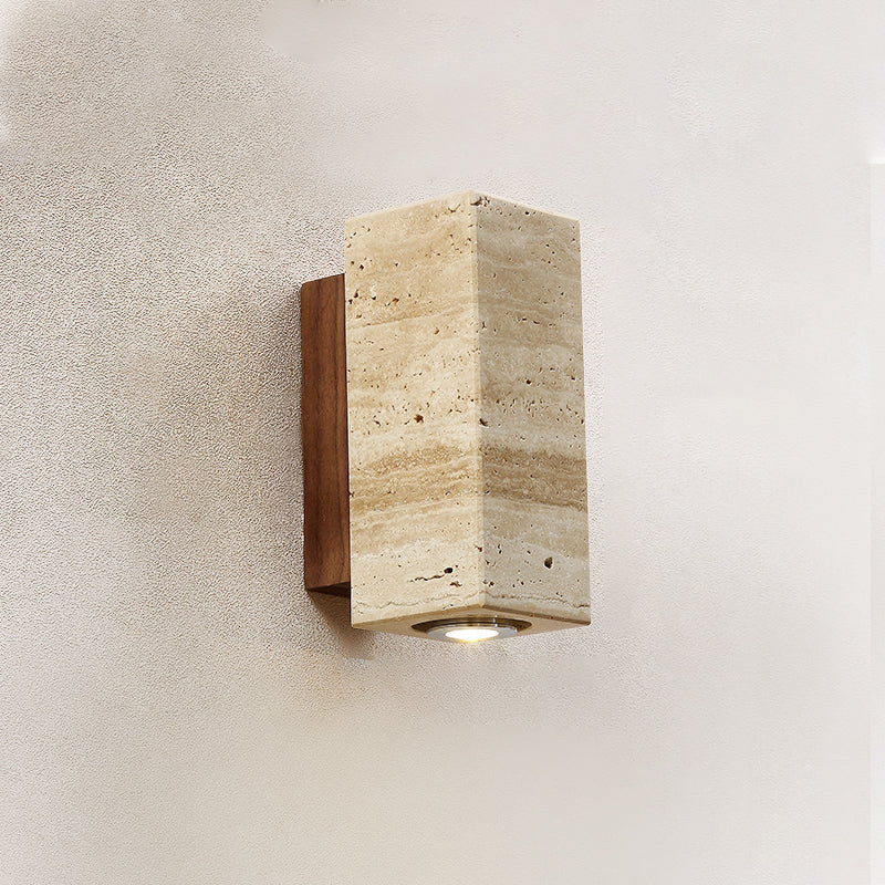 Uvineth Modern Minimalist Travertine Wall Lamp - Letslighting