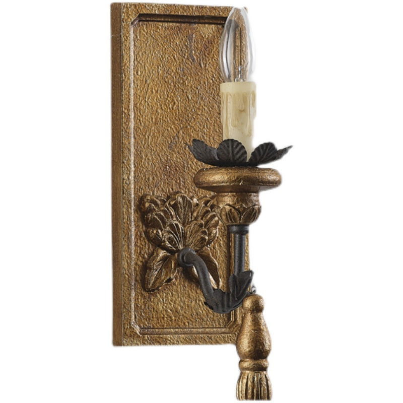 Lydorira Vintage Elegante Holz-Wandleuchte-Letslighting