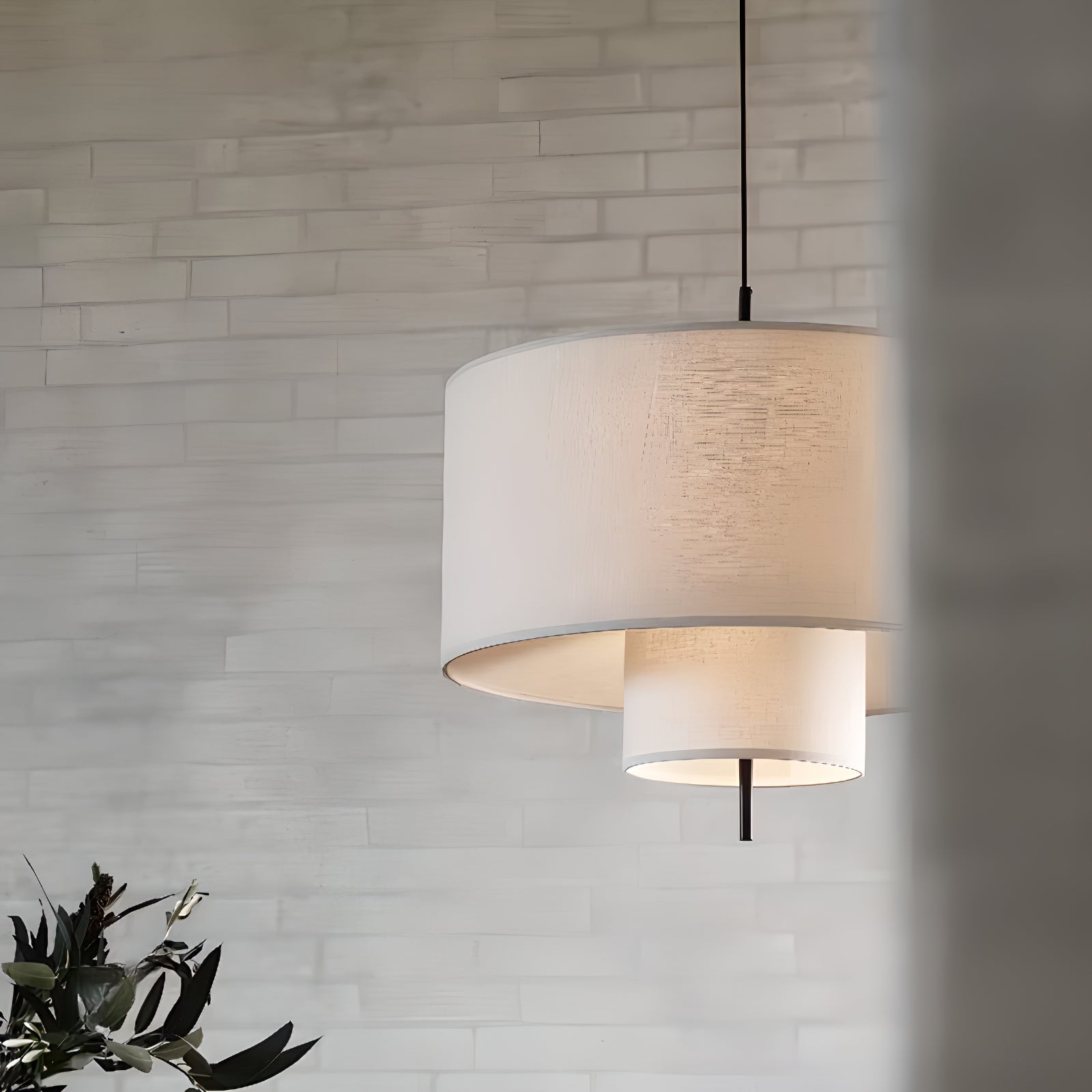 Ulphaa Modern Minimalistisch Stoff Pendelleuchte-Letslighting