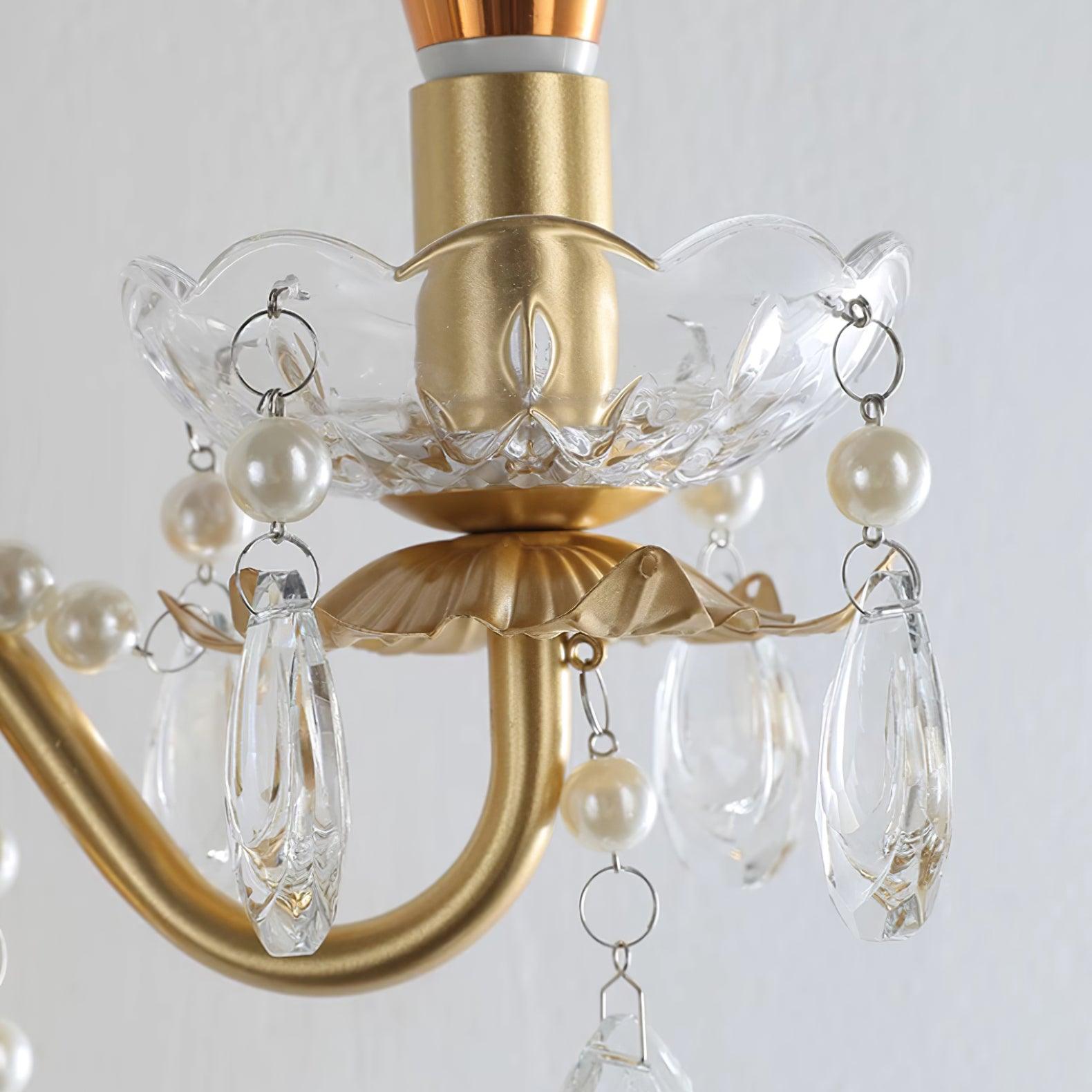 Piper Luxuriöse Wandleuchte aus Metall und Kristall-Letslighting