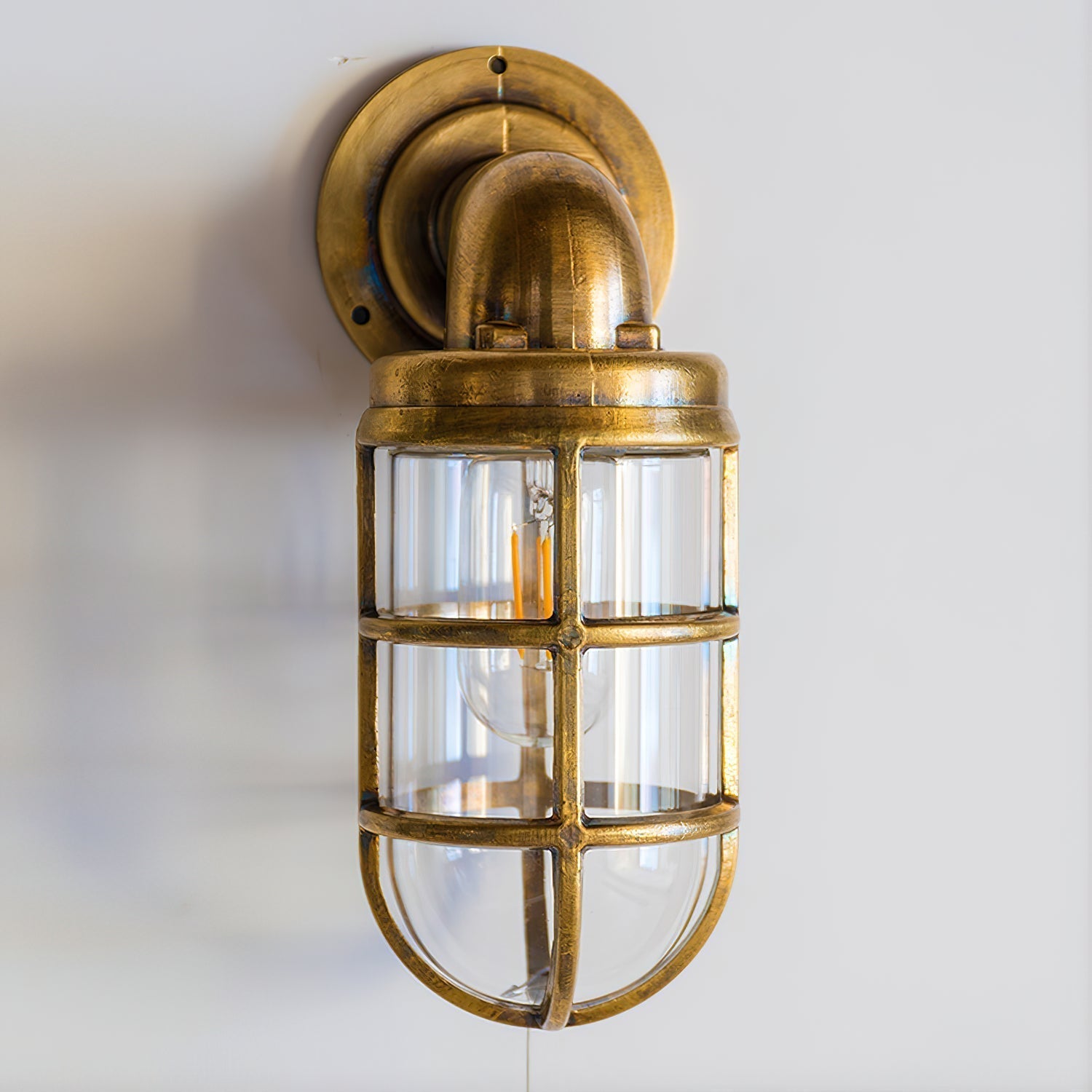 Evthaia Glas Vintage Industrial Wandleuchte-Letslighting