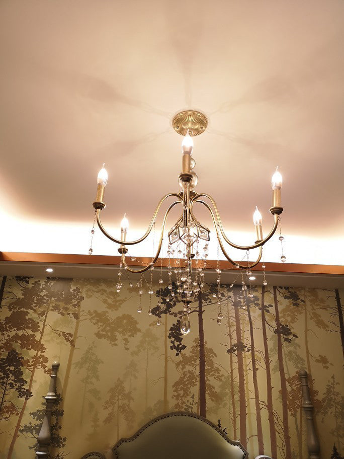 Ilphaeth Messing Kristall Postmodern Luxus Kronleuchter-Letslighting