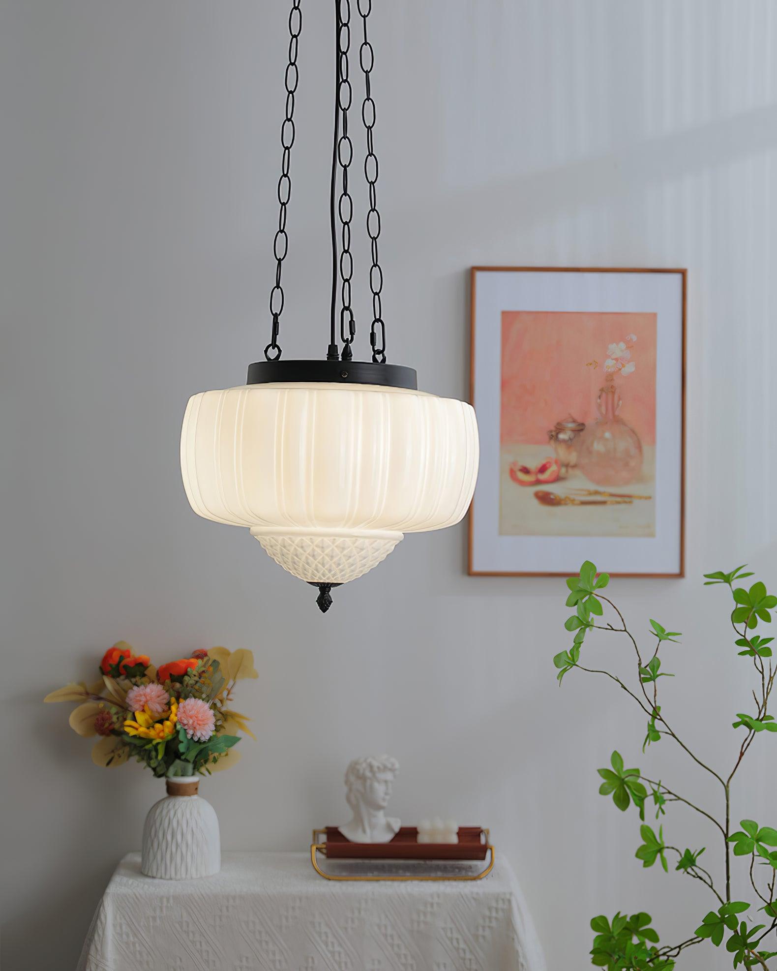 Yara Zeitgemäß Glas Pendelleuchte Leuchte-Letslighting