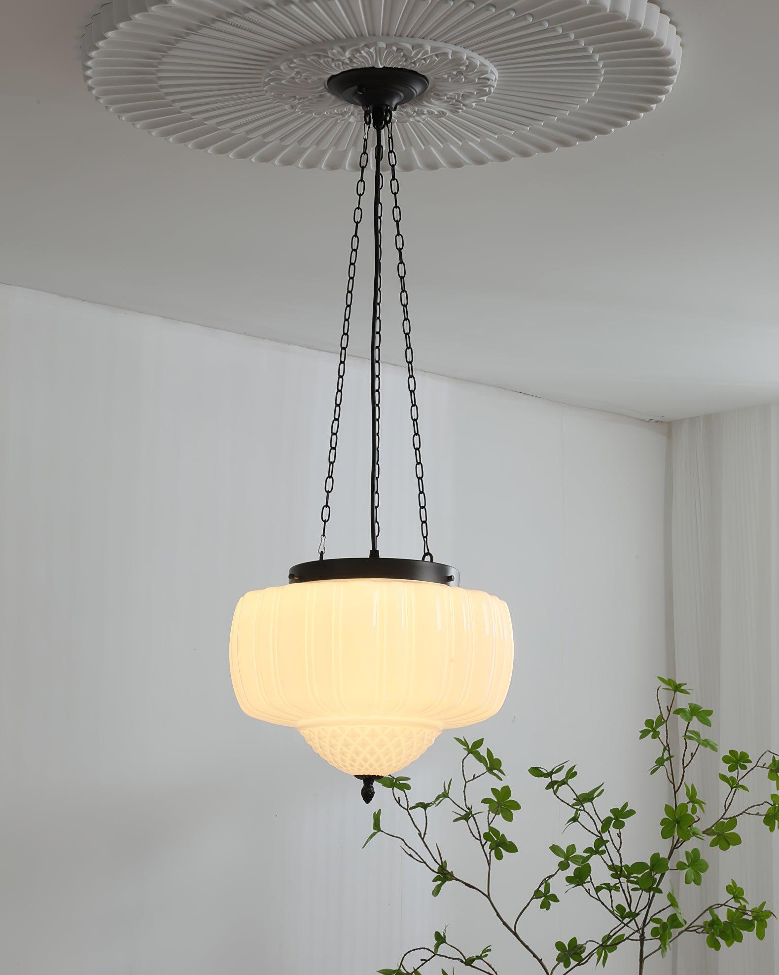 Yara Zeitgemäß Glas Pendelleuchte Leuchte-Letslighting