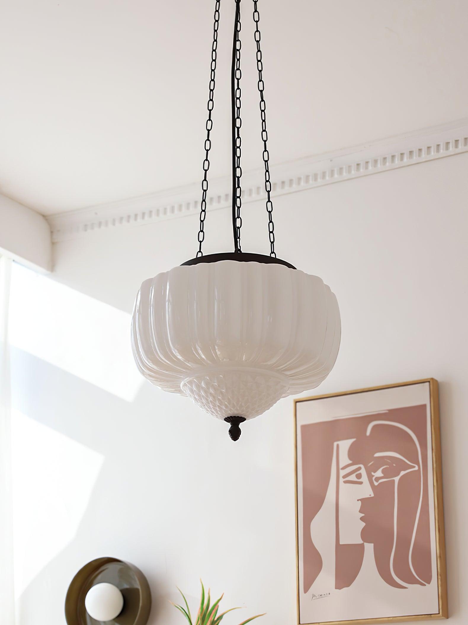 Yara Zeitgemäß Glas Pendelleuchte Leuchte-Letslighting