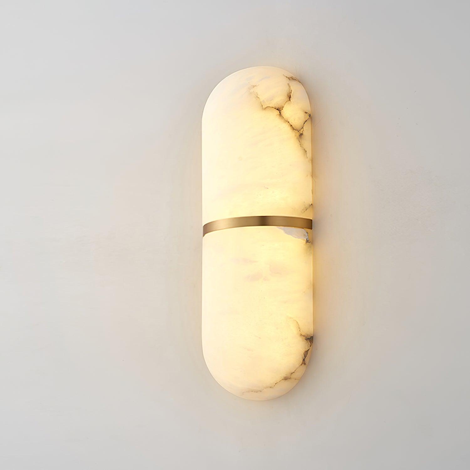 Sage Moderne Wandleuchte aus Messing und Alabaster-Letslighting