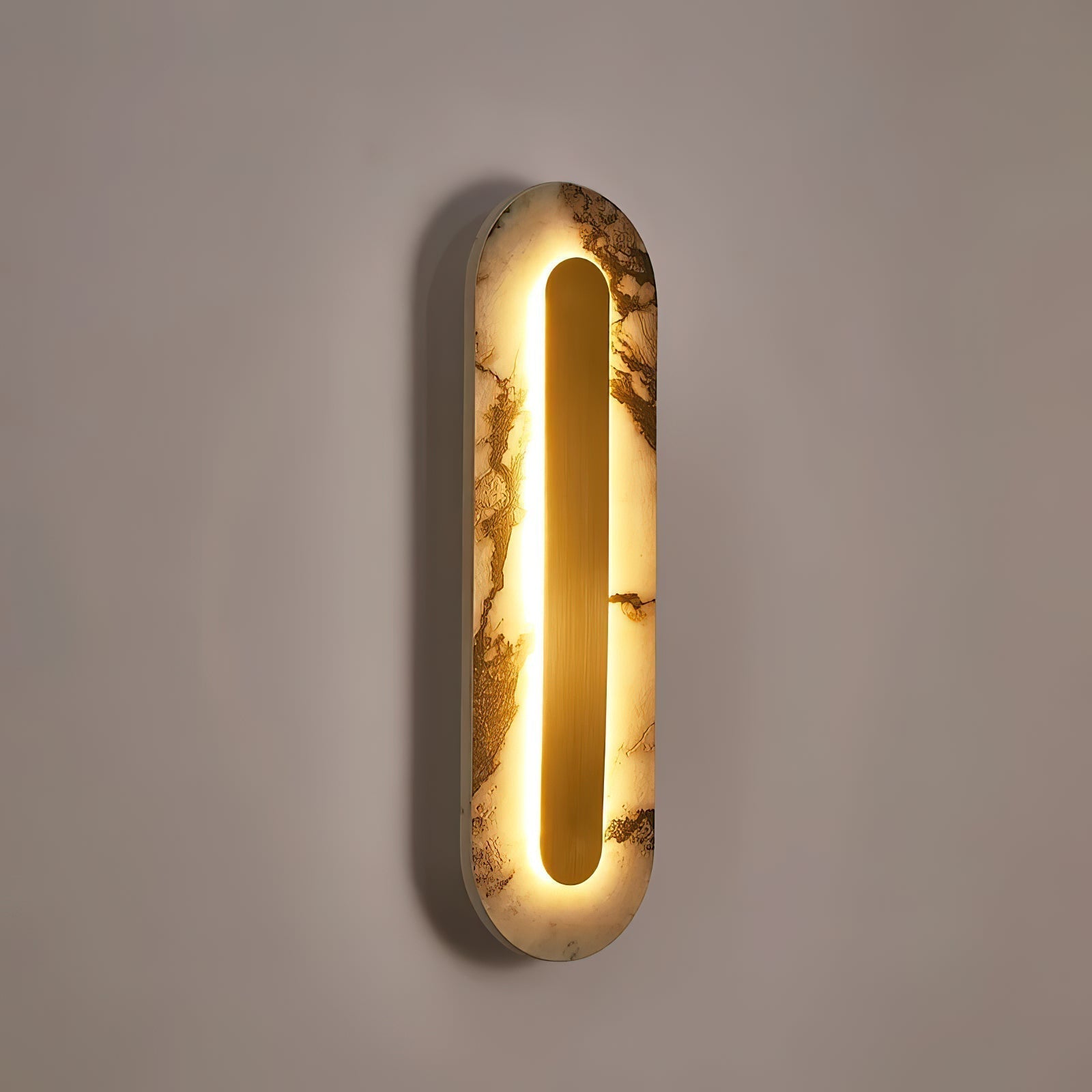 Marmo Modern Minimalist Metal Marble Wall Lamp - Letslighting
