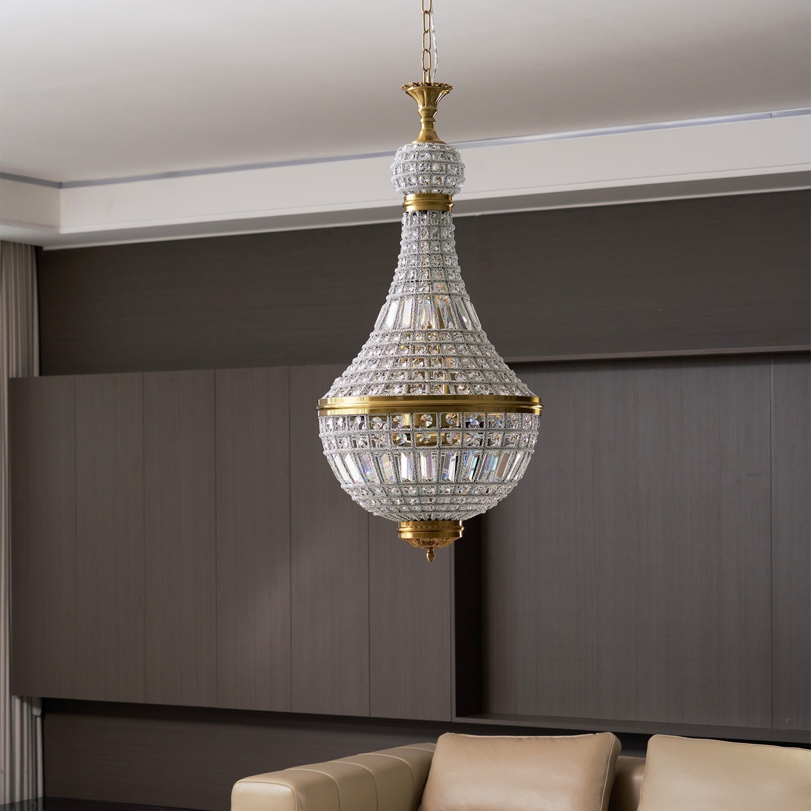 Auristella Luxus-Kristall-Kronleuchter-Letslighting